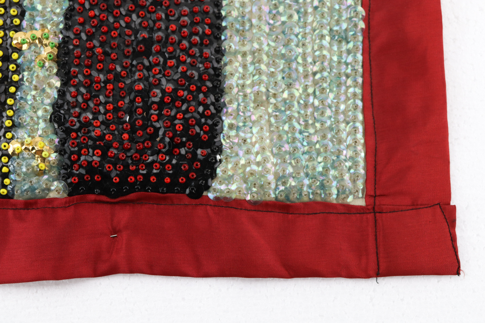 Haitian Drapo Vodou Flag "Ceremony for Damballah"