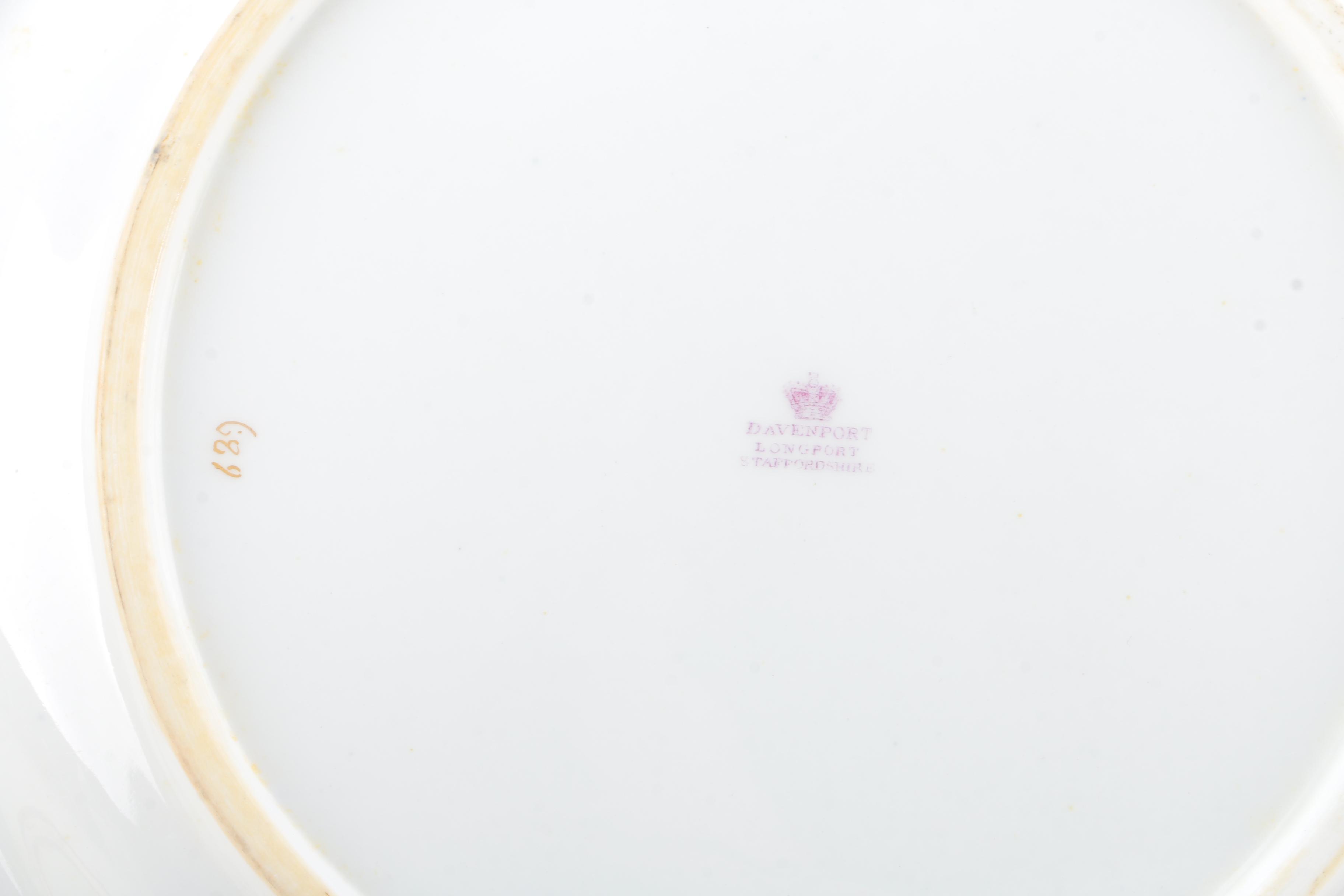 Antique Davenport Longport Staffordshire Dinner Plates and Bowls Circa 1820