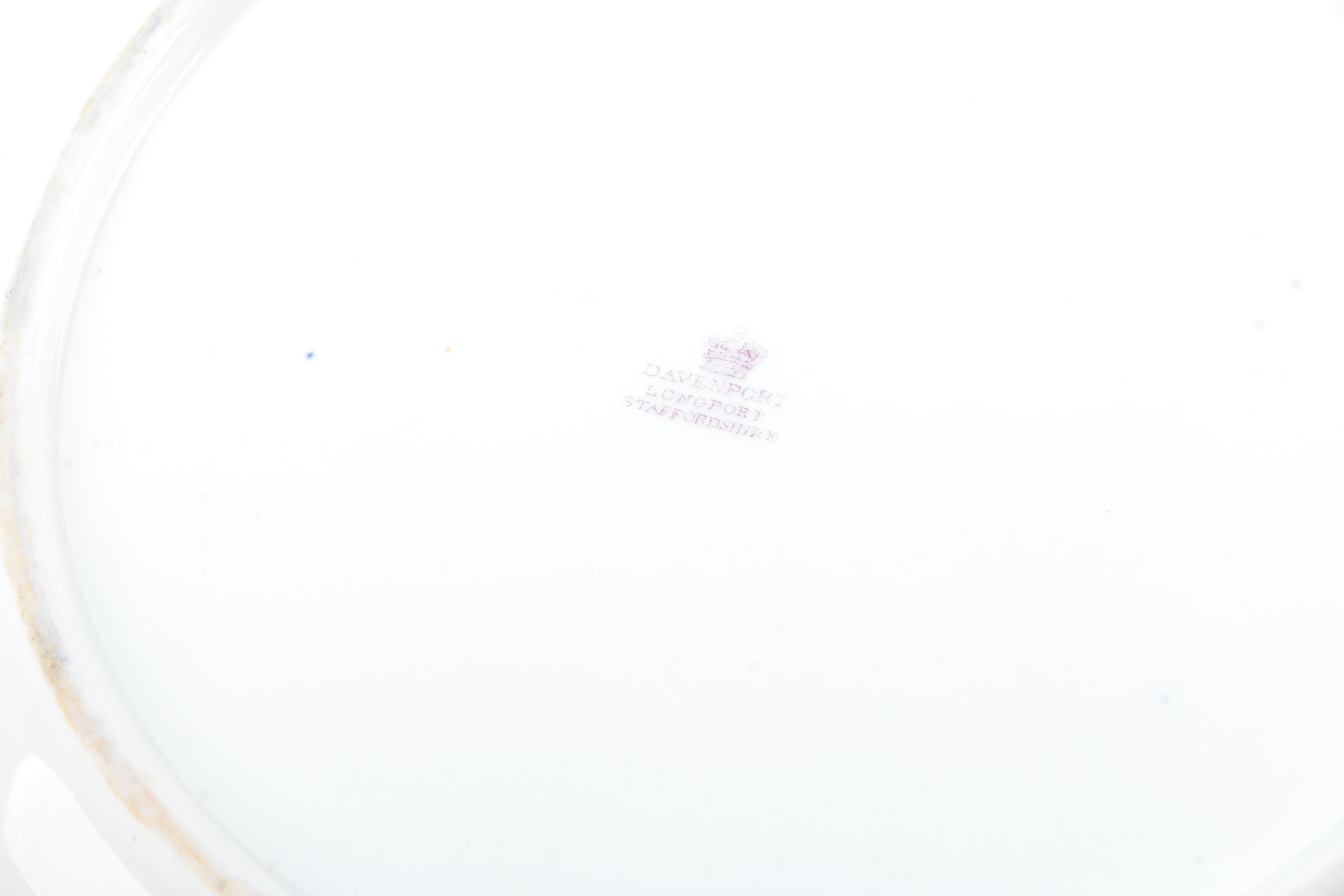 Antique Davenport Longport Staffordshire Dinner Plates and Bowls Circa 1820