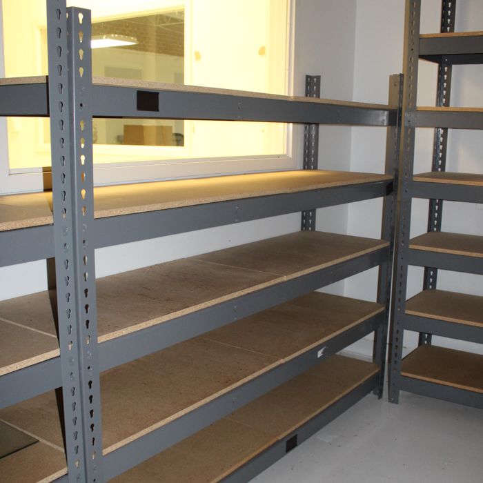 Six-Foot Wide Commercial Shelving Unit