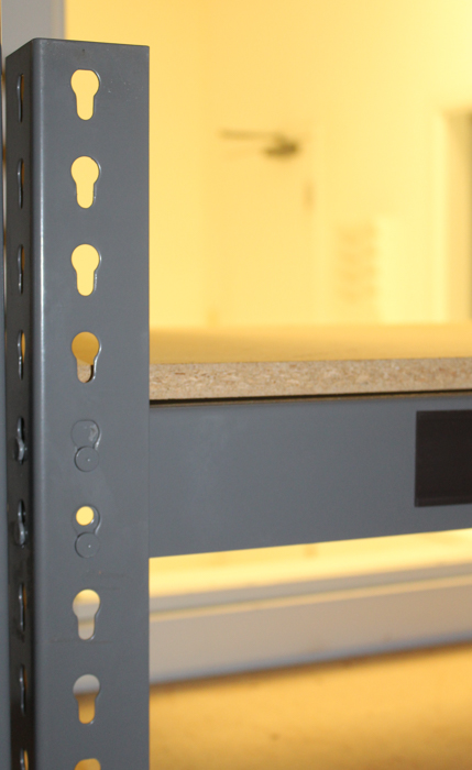 Six-Foot Wide Commercial Shelving Unit