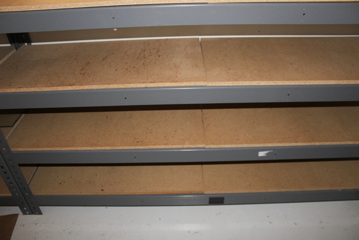 Six-Foot Wide Commercial Shelving Unit