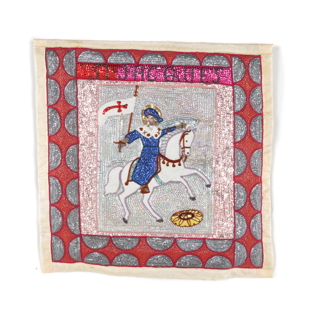 Edgar Jean-Louis Drapo Vodou Flag "St. Jacques (Sen Jak)"