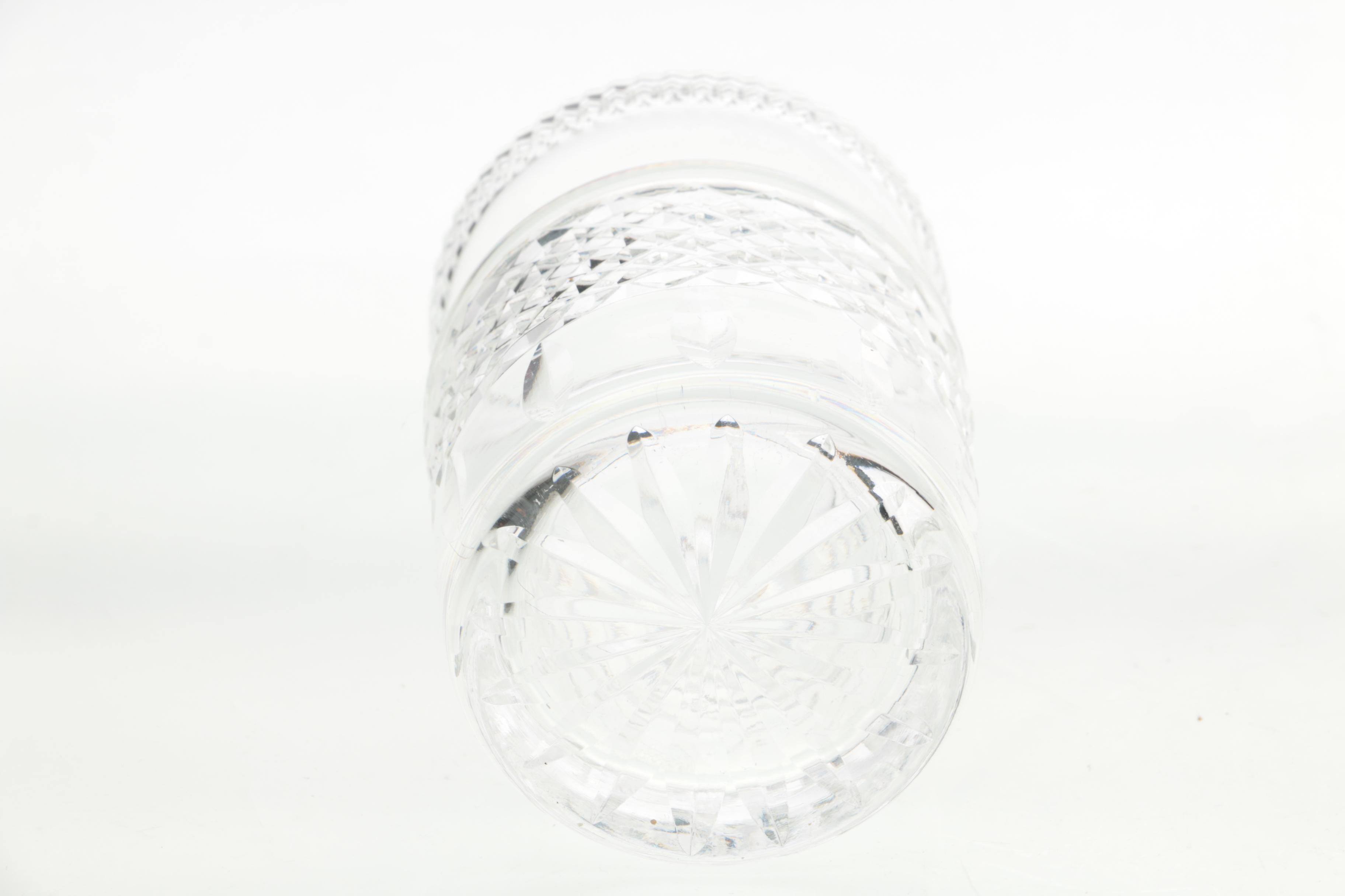 Waterford Crystal "Colleen" Decanter and Waterford Crystal Honey Jar