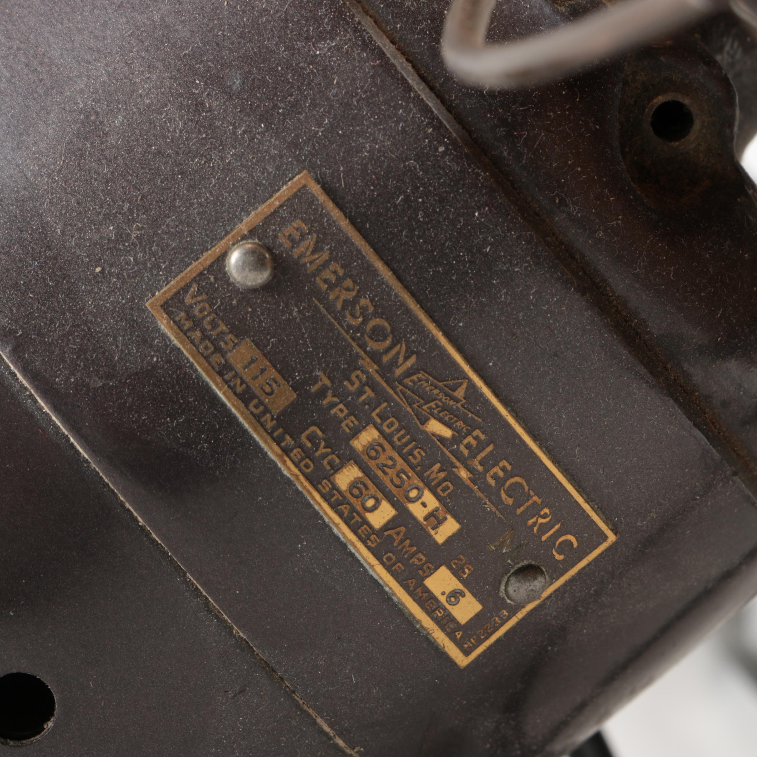 Vintage Emerson Electric Portable Fan