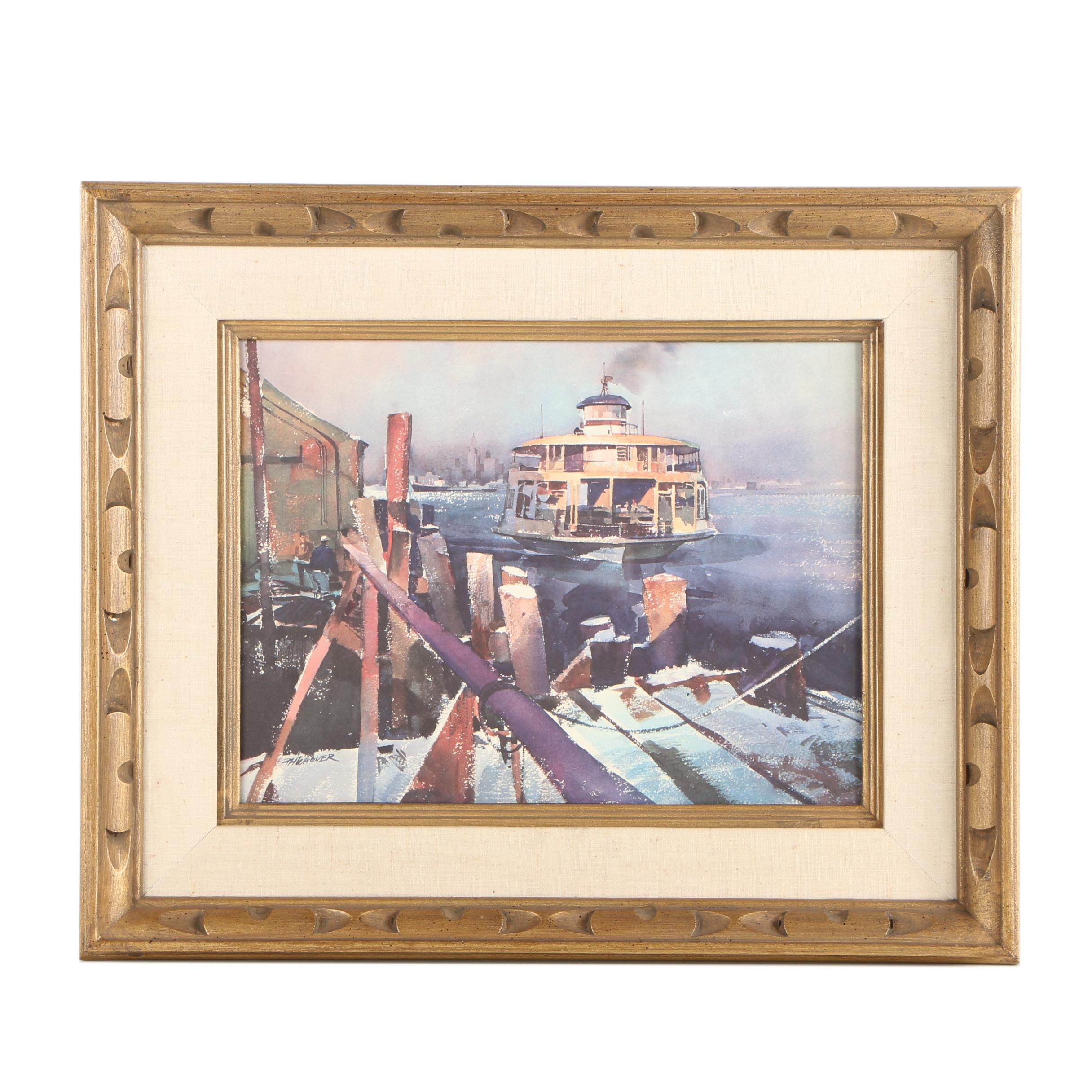 Frank Wagner Watercolor Painting