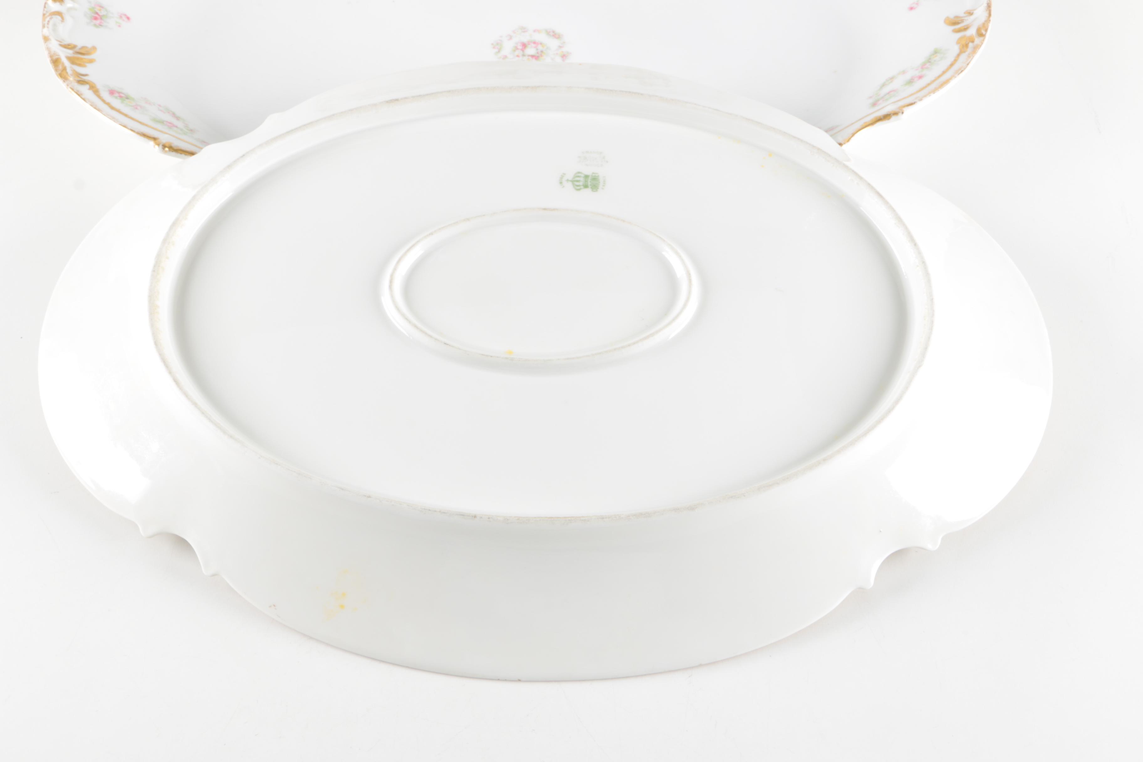 1906-08 Limoges Porcelain Platters by Mavaleix, Mandavy & Balleroy