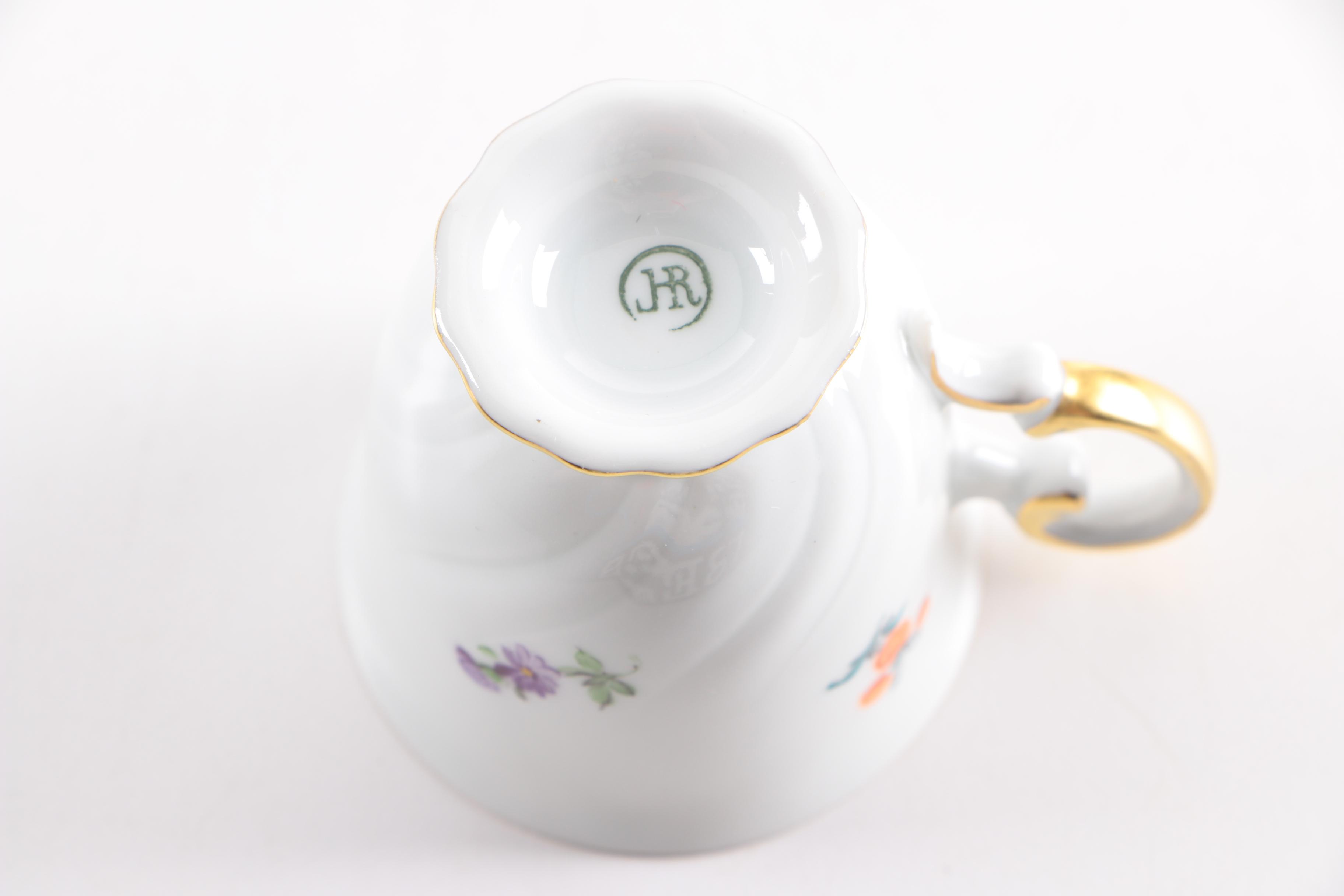 Hutschenreuther Demitasse Cups and Saucers