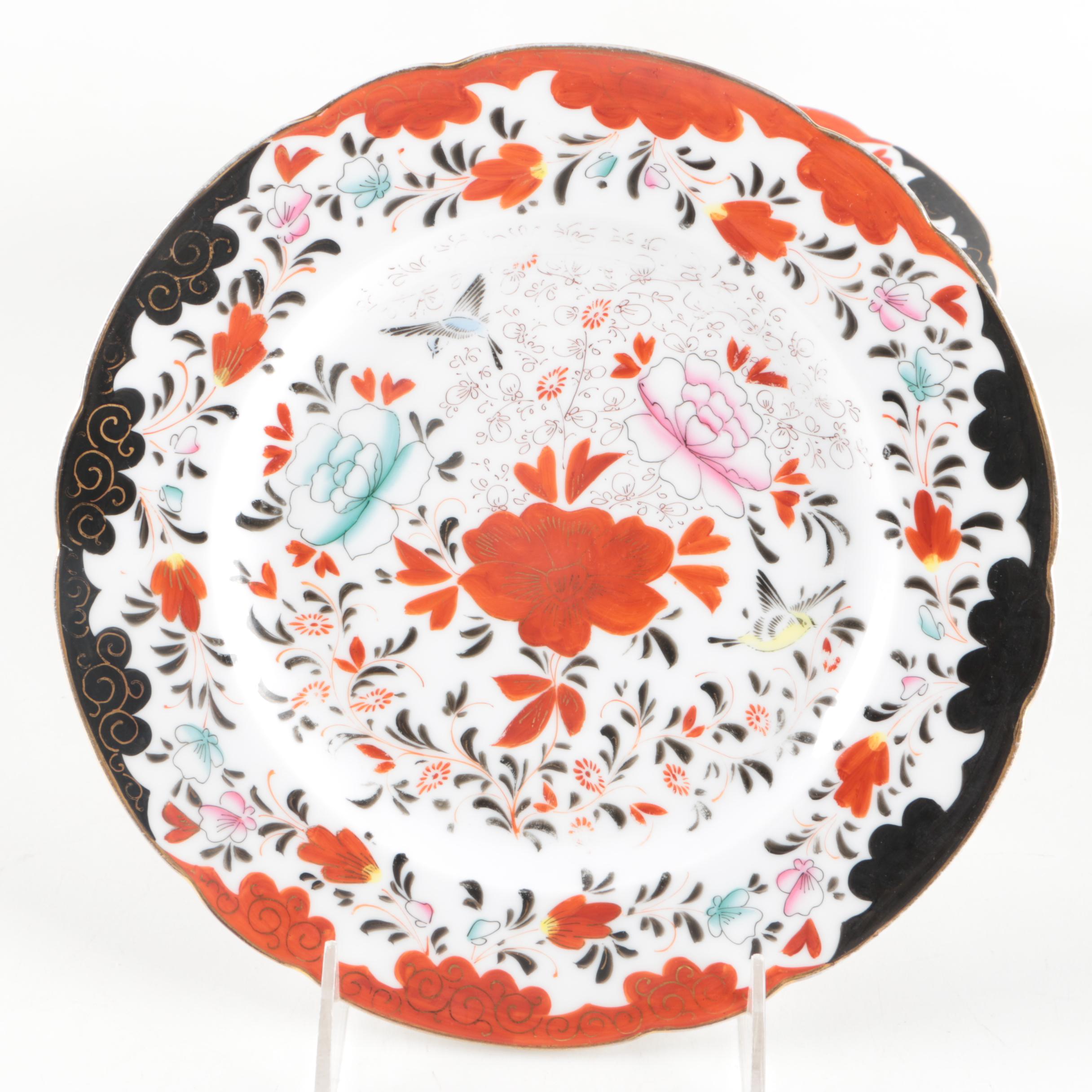 Imari Style Patterned Porcelain Plates