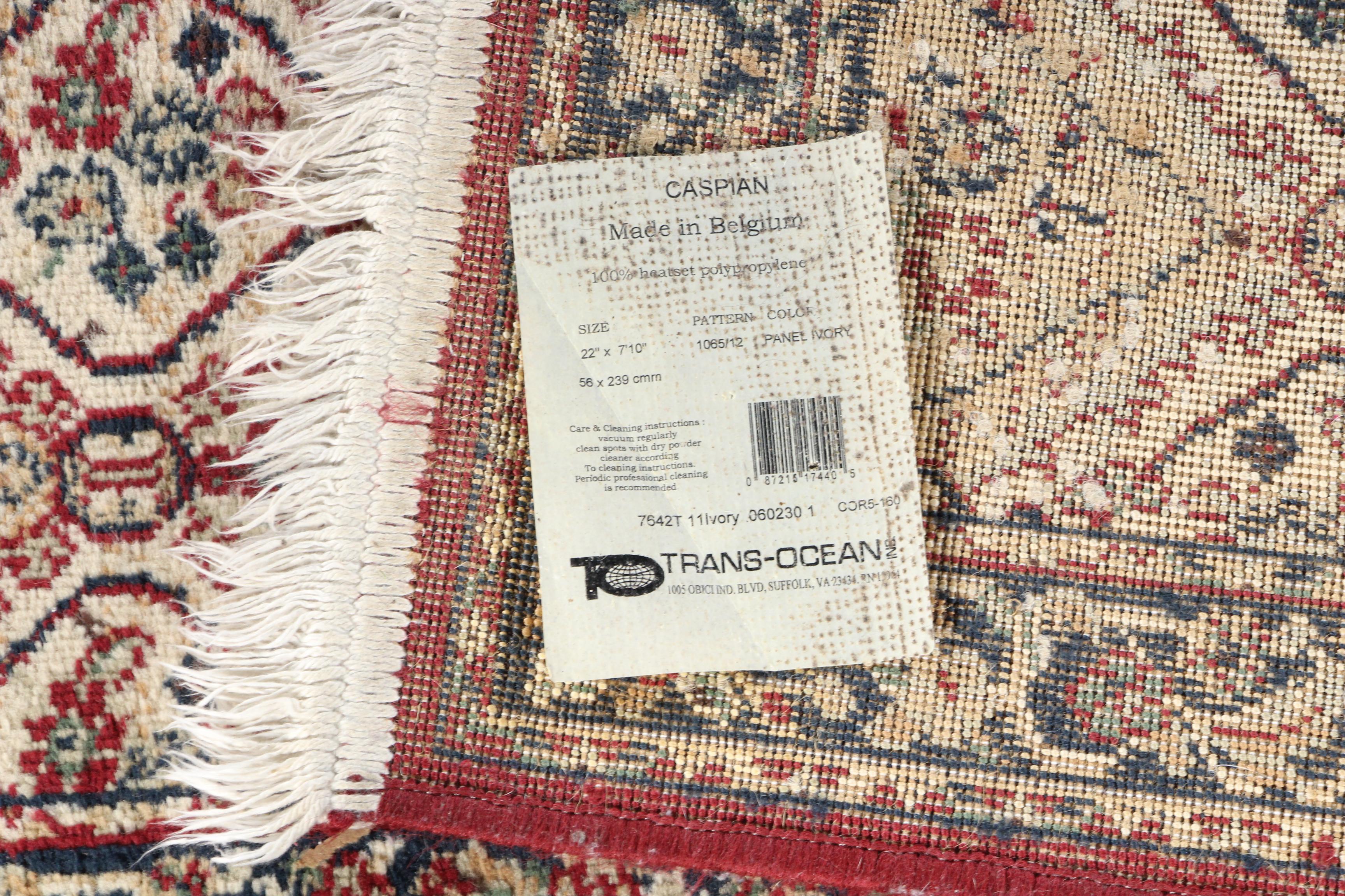 Power-Loomed Belgian "Caspian" Carpet Runner and Accent Rug by Trans-Ocean