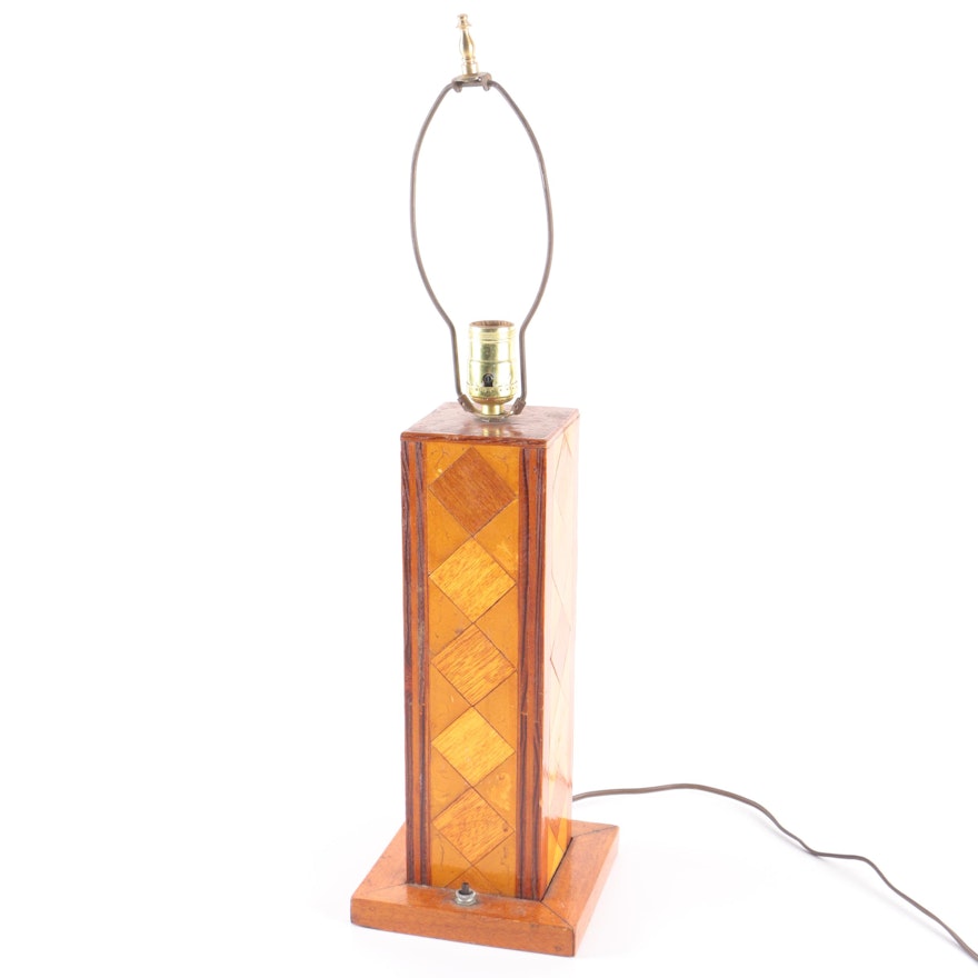 1958 Wooden Table Lamp