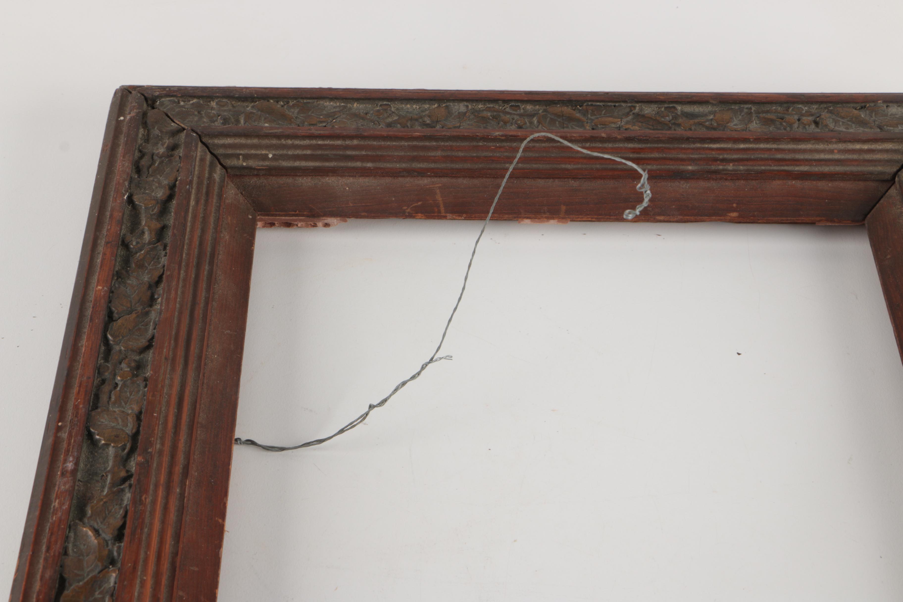 Rustic Wooden Slat Shelf, Frame and Wall Art