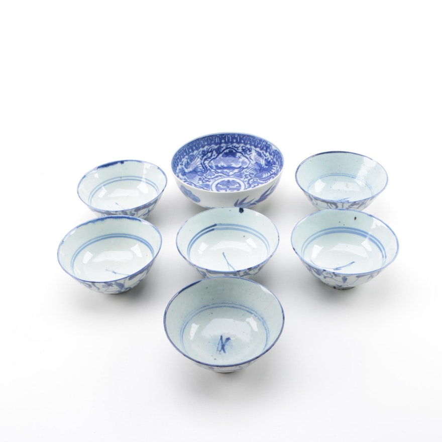 Hand-painted Chinese Porcelain Bowls