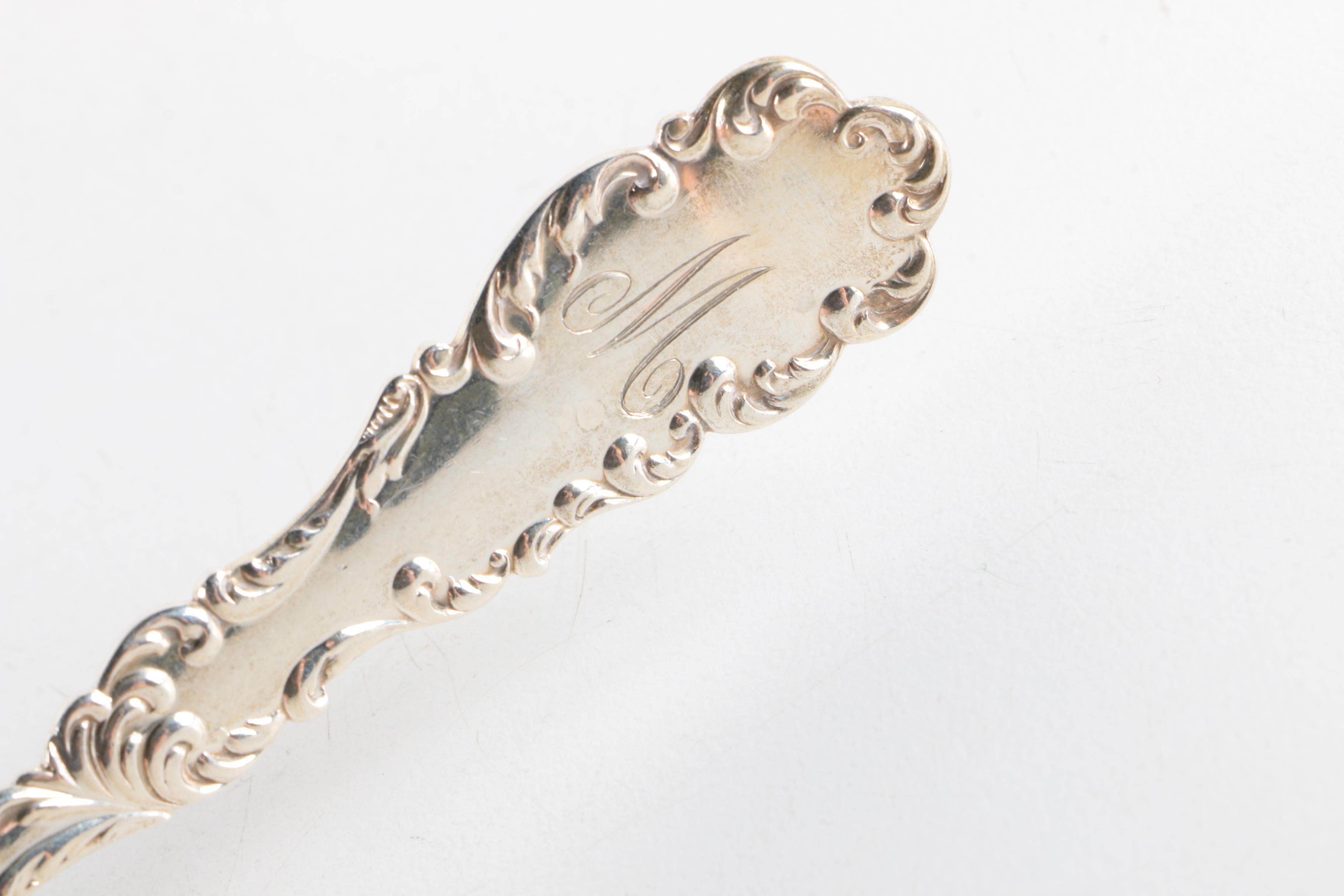 R. Wallace & Sons "Waverly" and Frank M. Whiting Co. "Crystal" Sterling Flatware