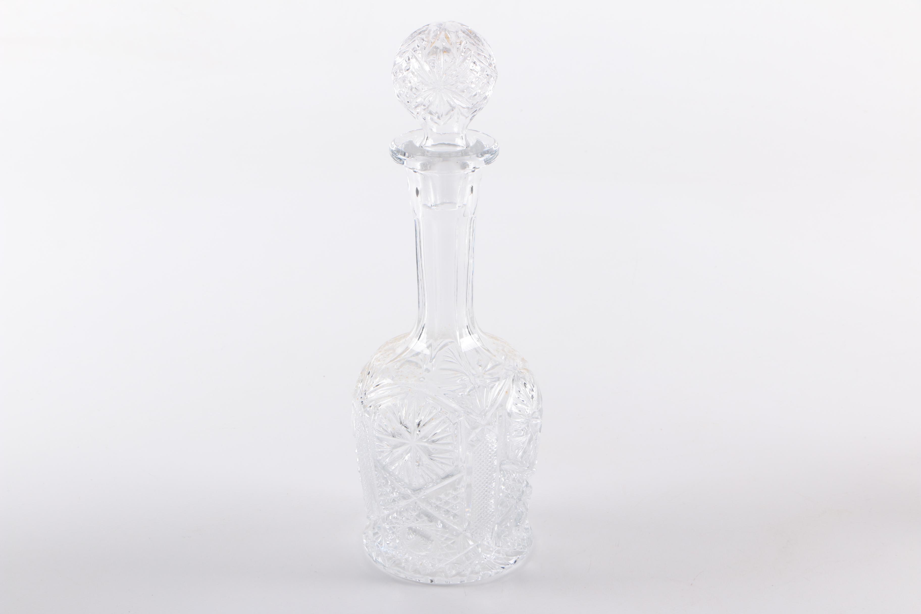 Collection of Glass Decanters