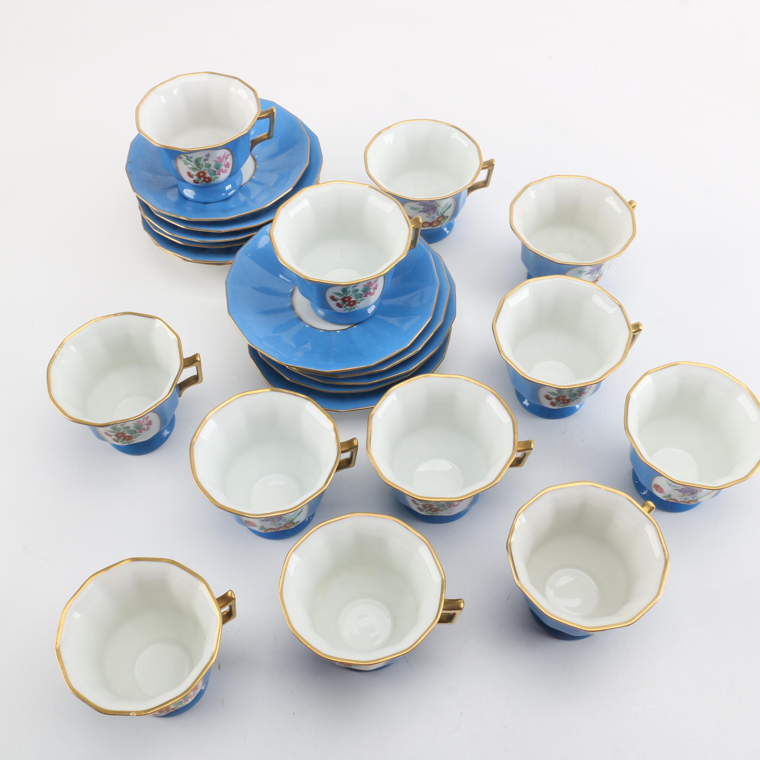 Antique Tressemanes and Vogt Limoges Porcelain Tableware