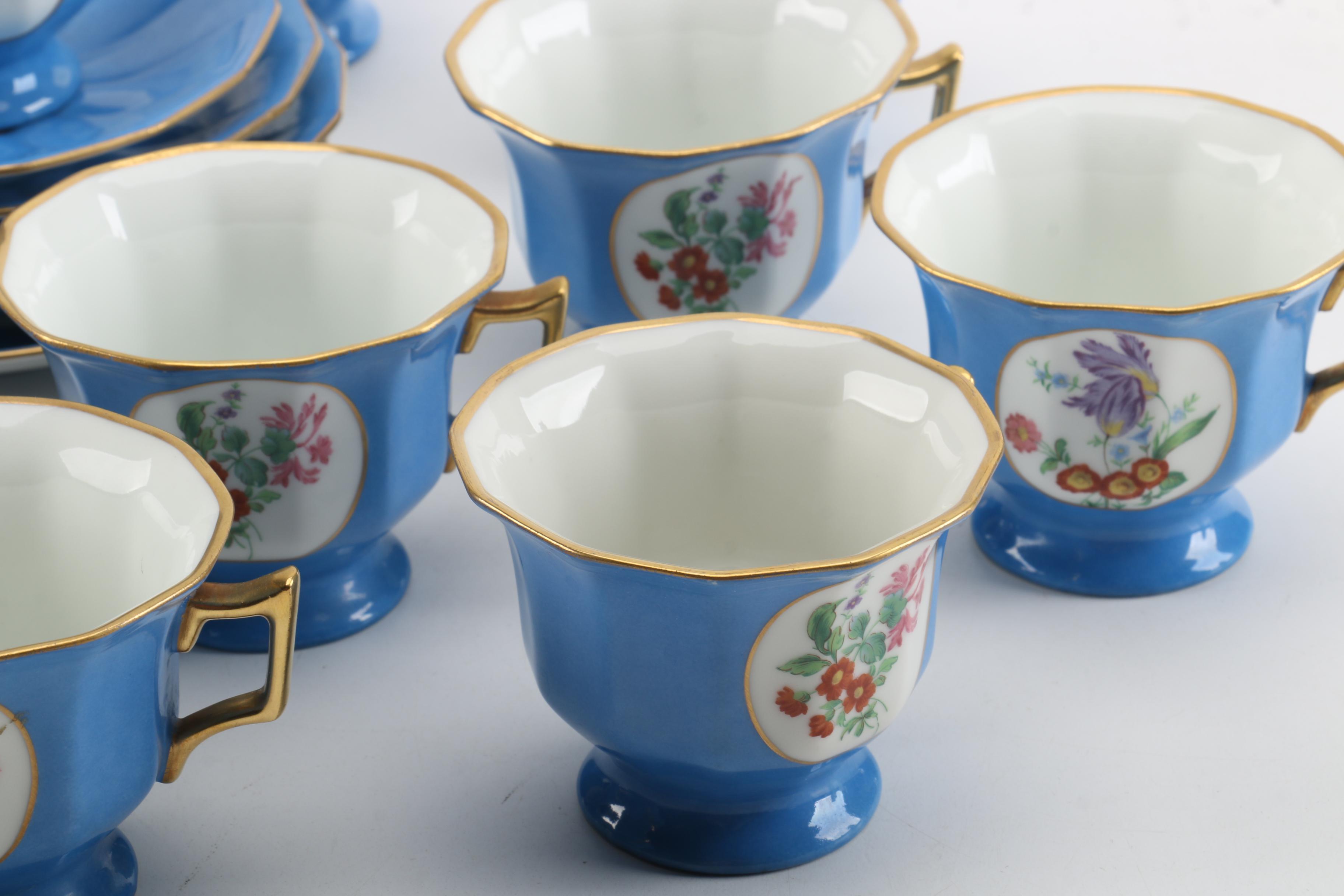 Antique Tressemanes and Vogt Limoges Porcelain Tableware