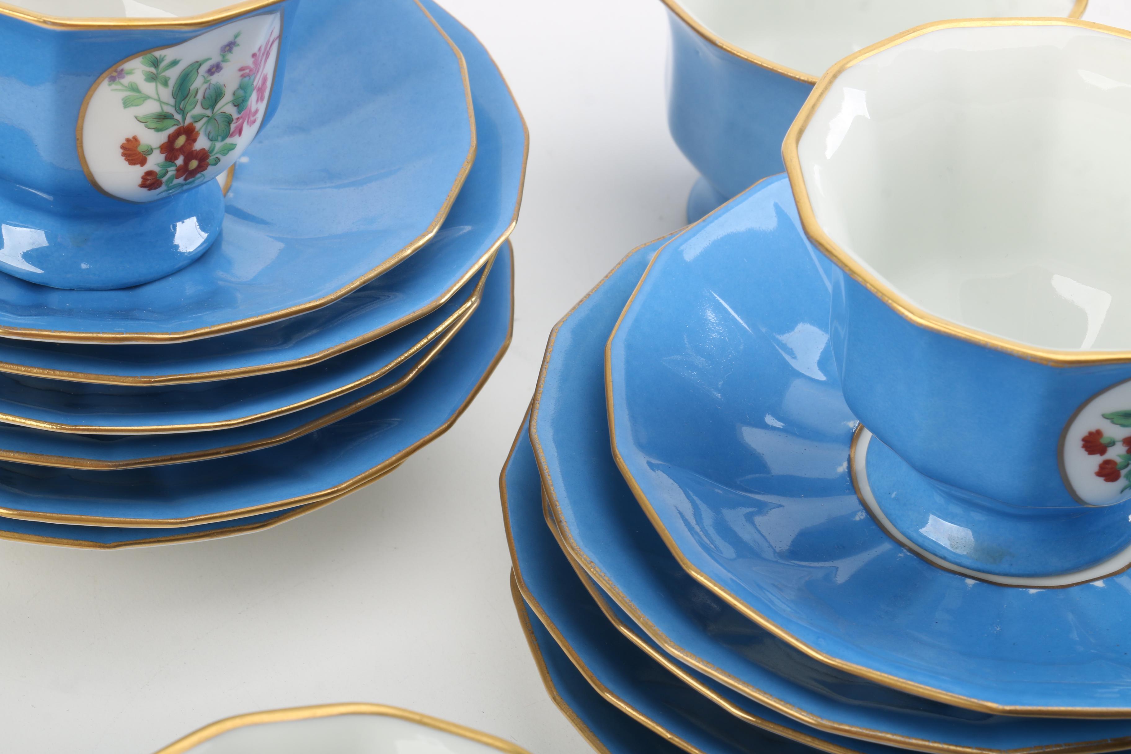 Antique Tressemanes and Vogt Limoges Porcelain Tableware