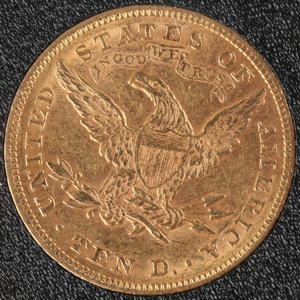 1880 Liberty Head $10 Eagle Gold Coin