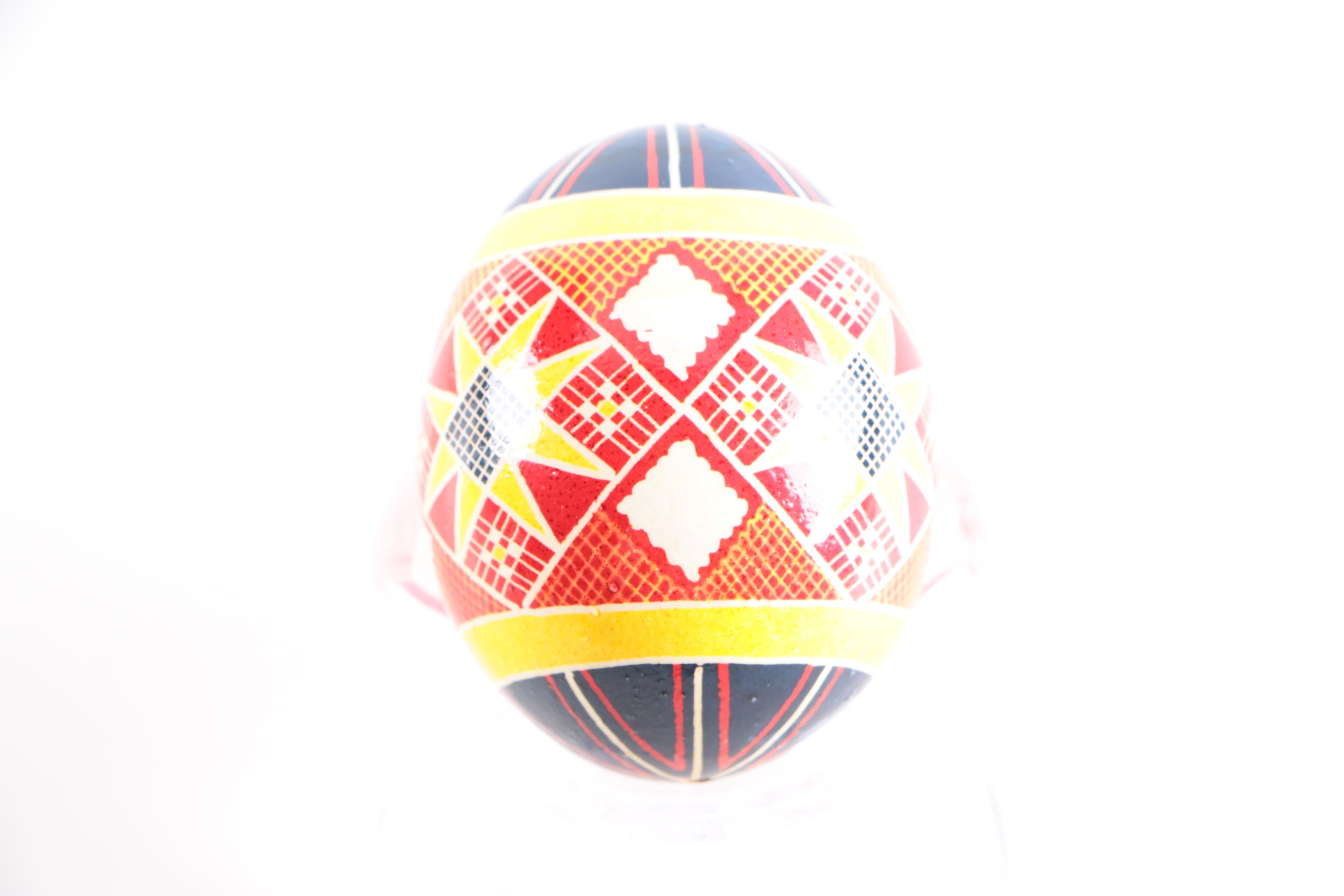 Hand Painted Natural and Wood Eggs