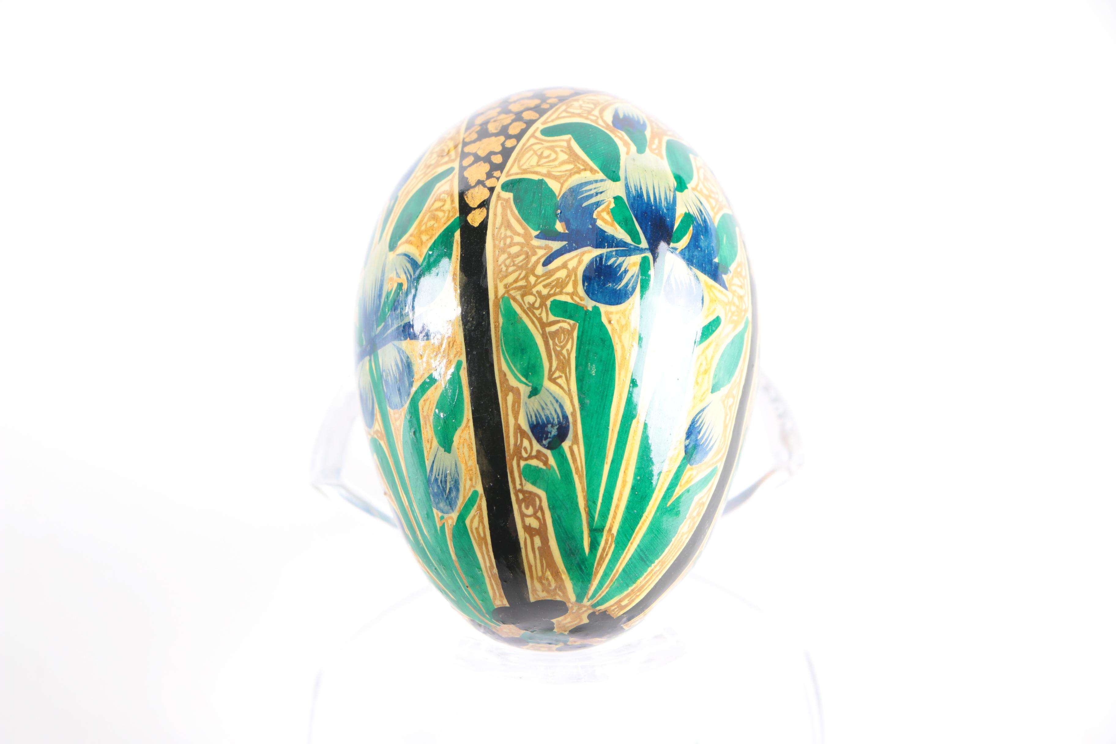 Hand Painted Natural and Wood Eggs