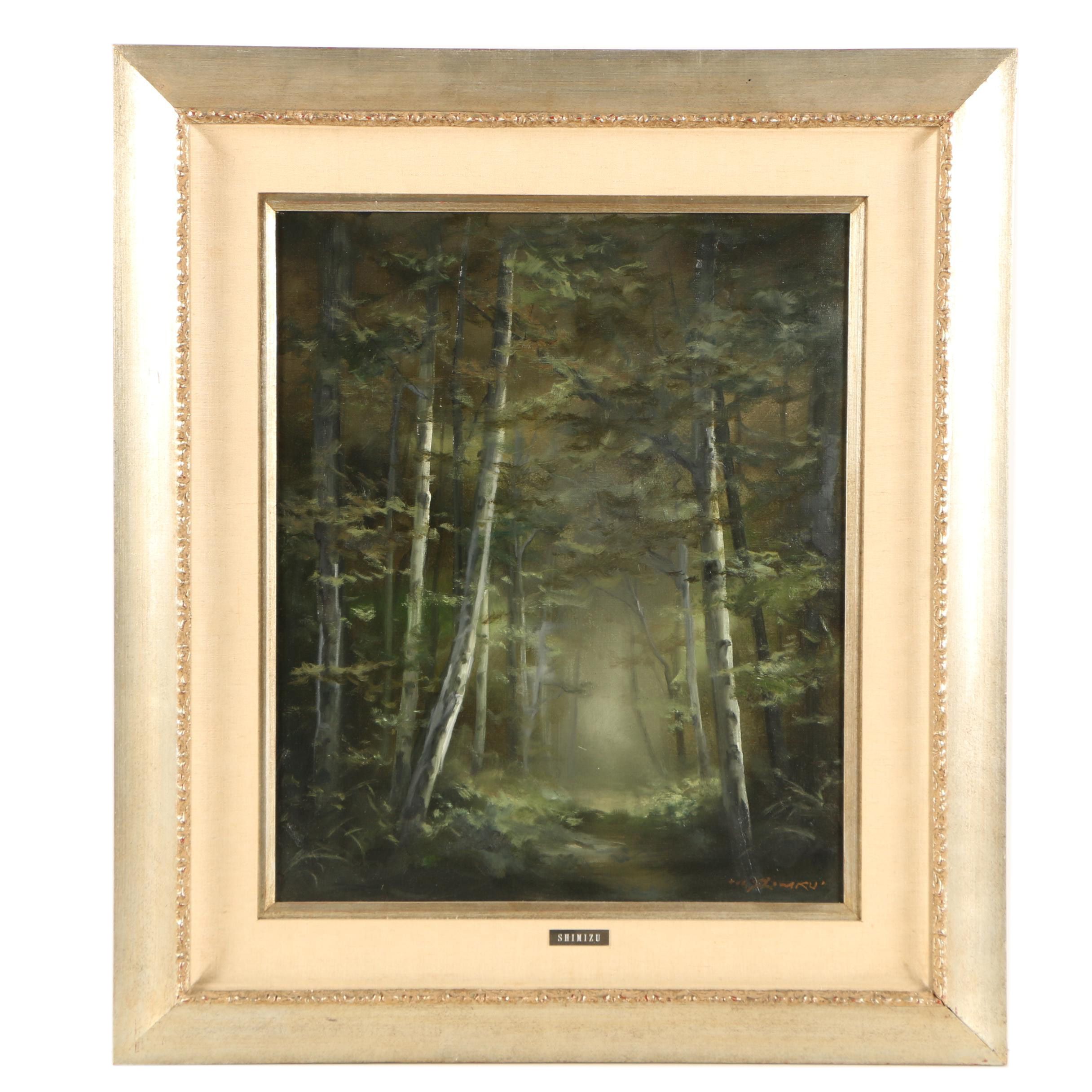 Mitsuzo Shimizu Oil Painting on Canvas