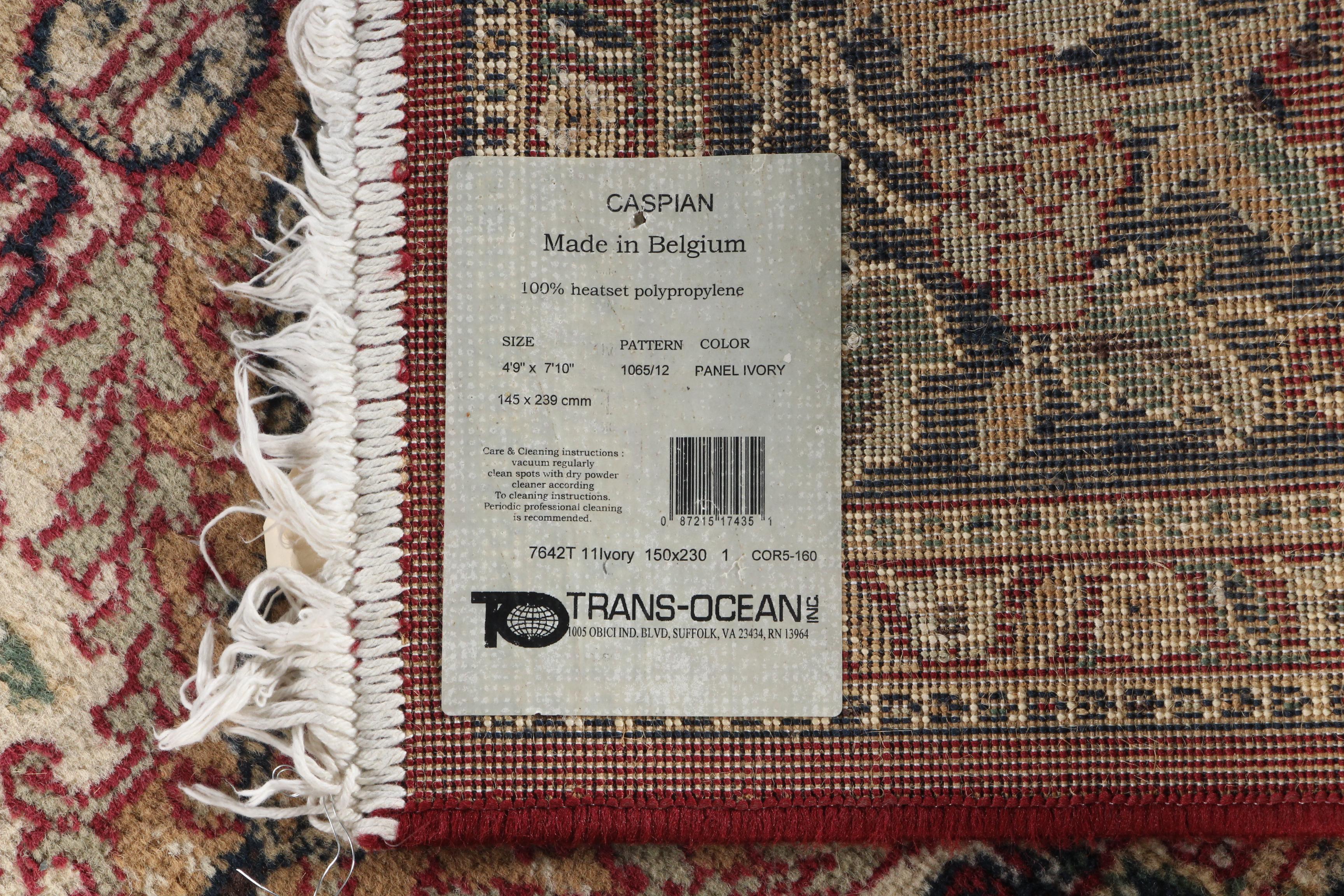 Power-Loomed Belgian "Caspian" Area Rug by Trans-Ocean