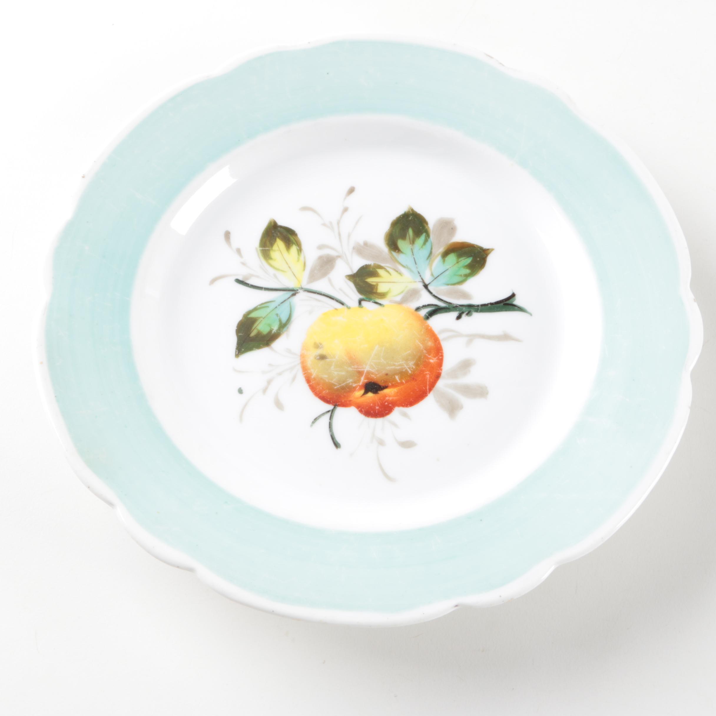 Fruit Themed Porcelain Plates