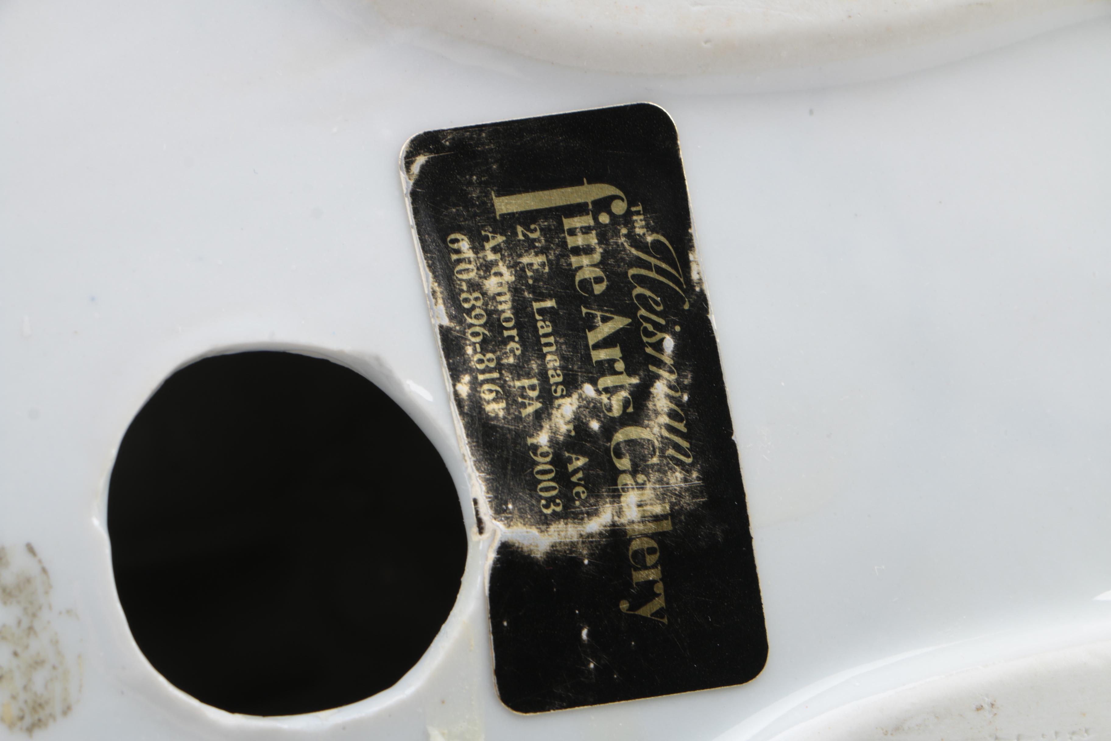 Blue and White Ceramic and Porcelain Bowls, Eggs, Figurines