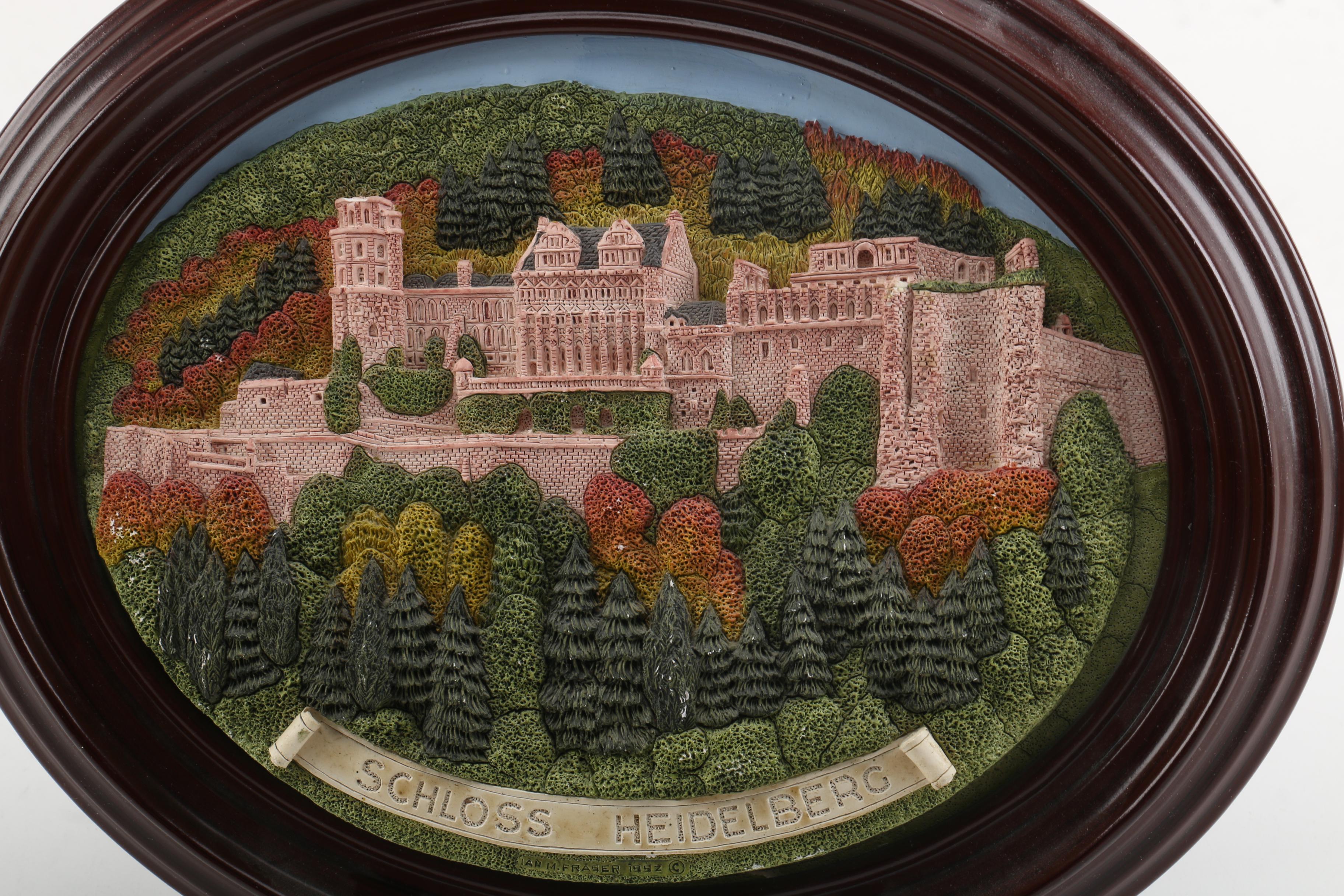 Fraser Creations Landscape "Schloss Heidelberg" Wall Hanging