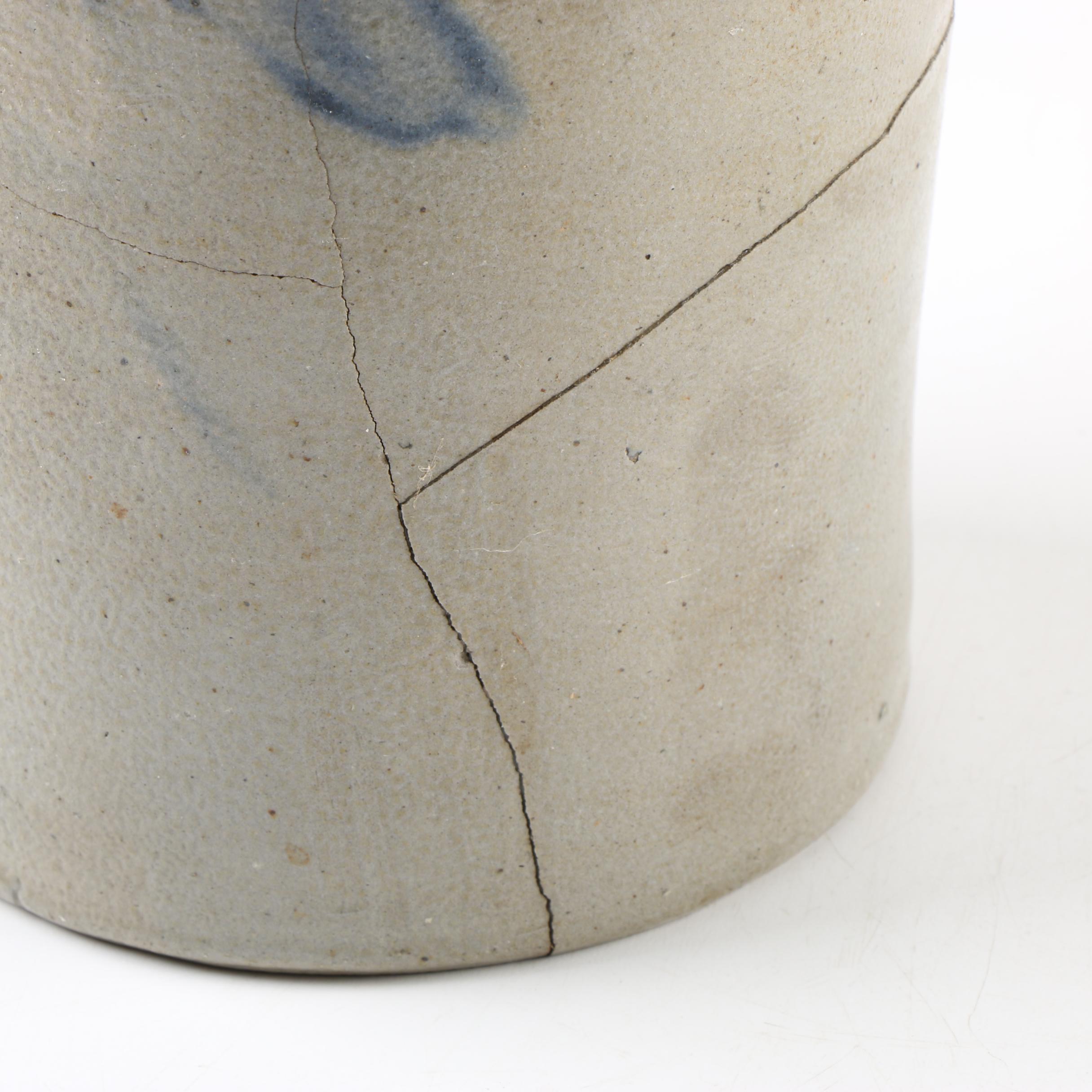 Antique Salt Glazed Stoneware Crocks