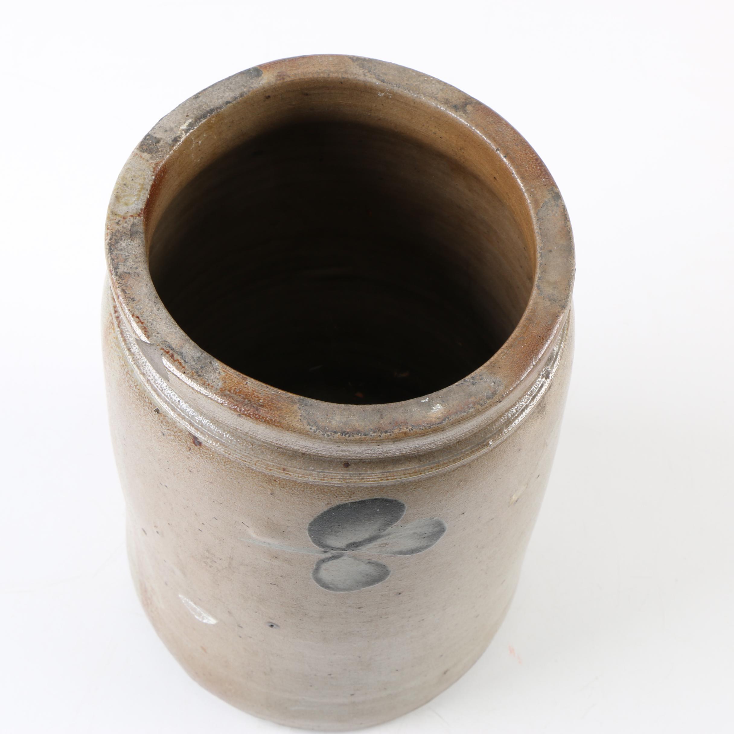 Antique Salt Glazed Stoneware Crocks