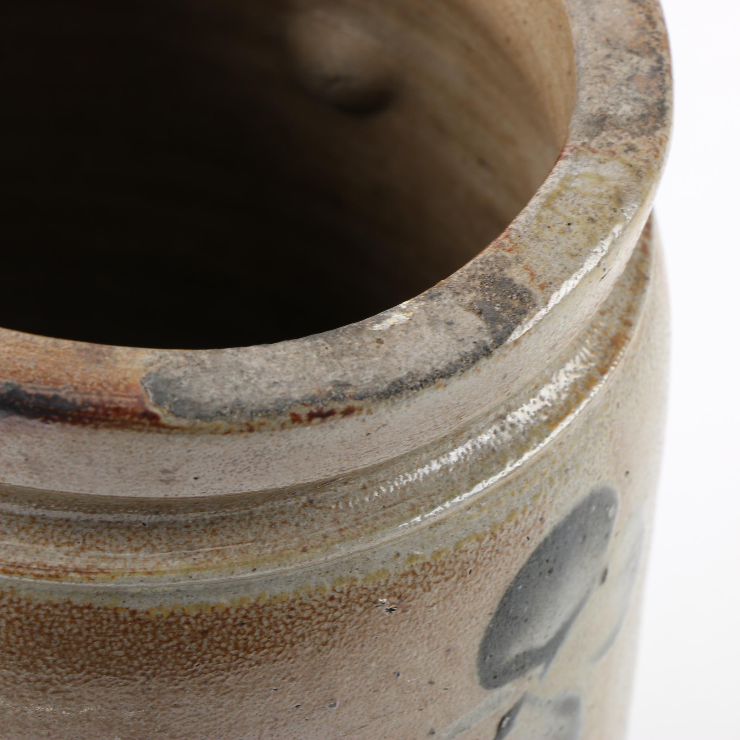 Antique Salt Glazed Stoneware Crocks