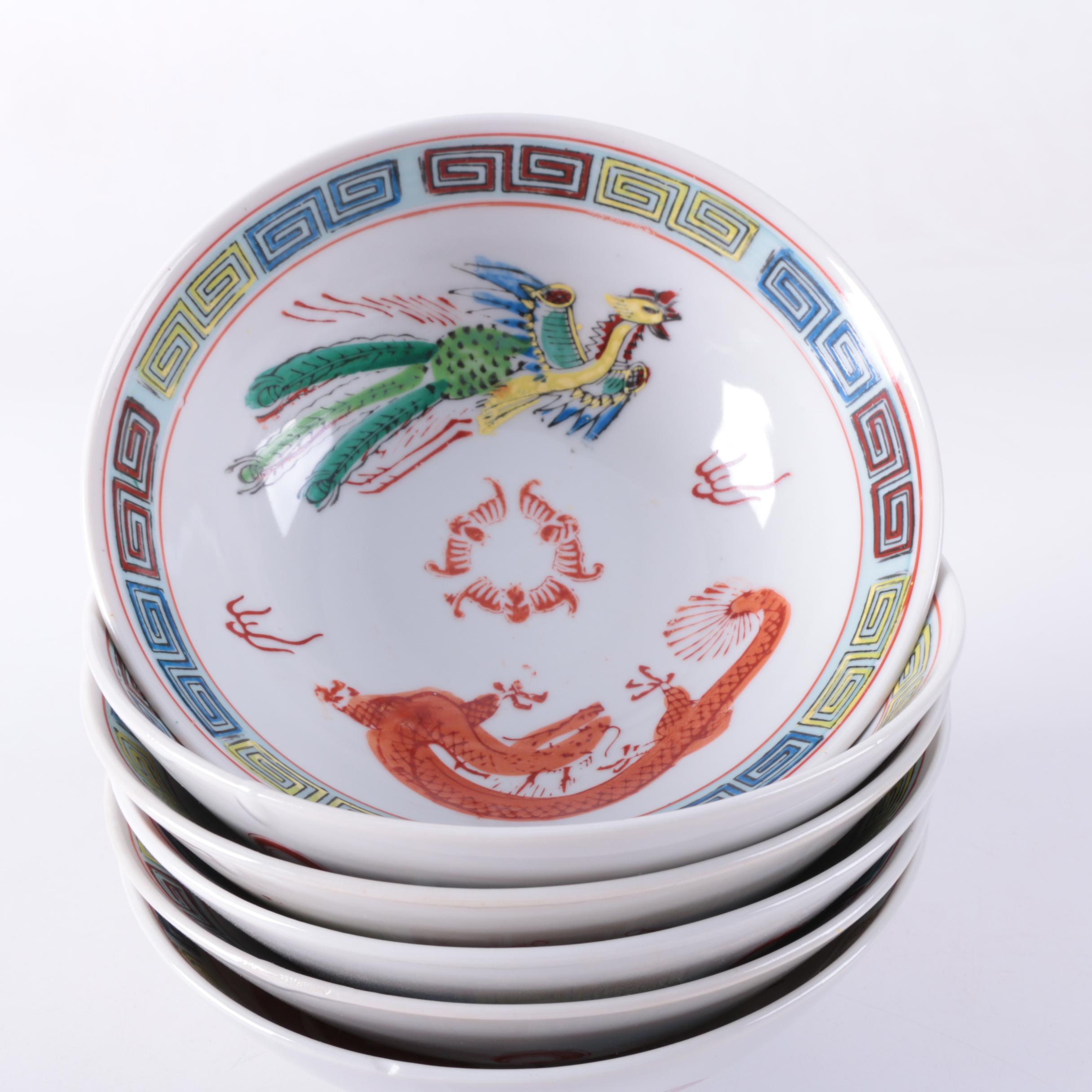 Chinese Porcelain Bowls and Tea Mug