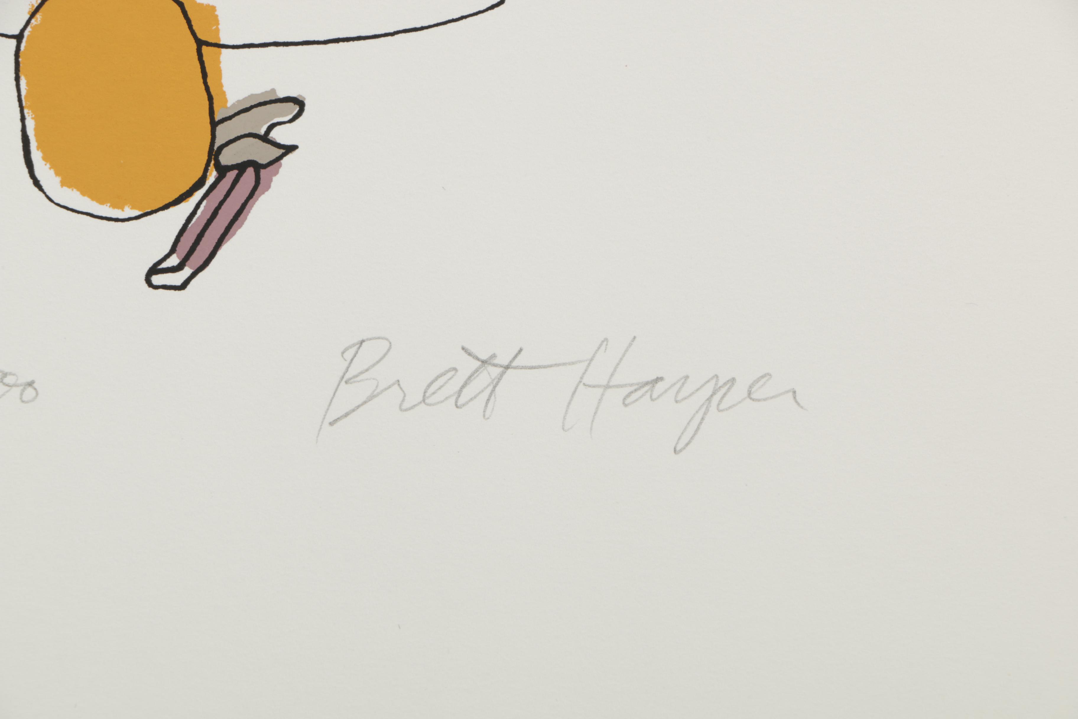 Brett Harper Signed Limited Edition Serigraph "Amaryllis"