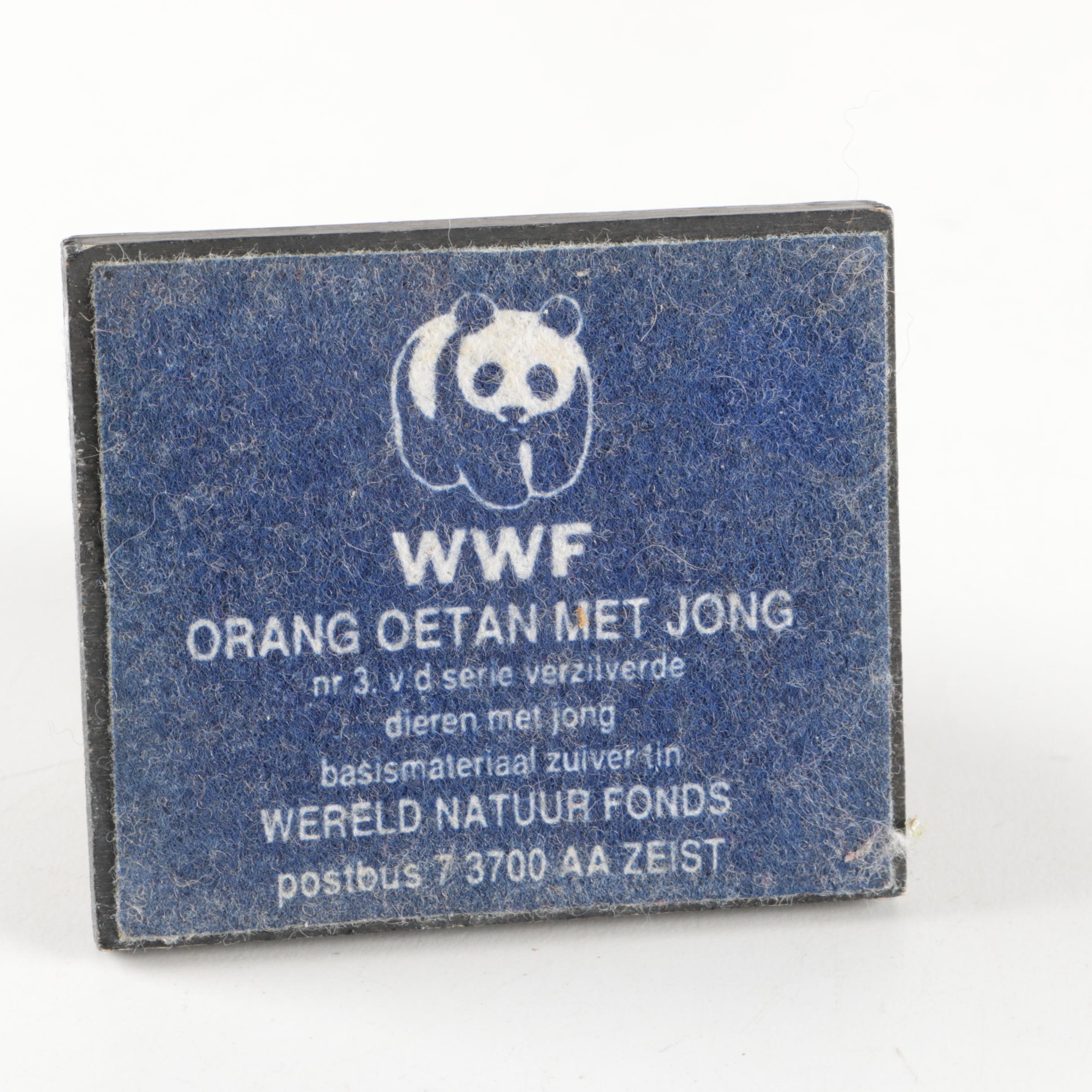 World Wildlife Fund Metal Animal Figurines