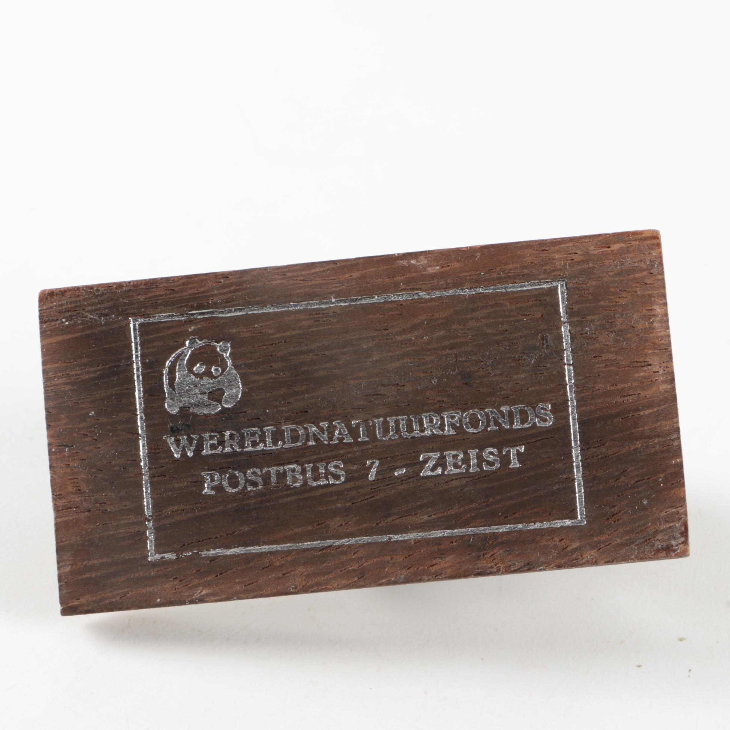 World Wildlife Fund Metal Animal Figurines