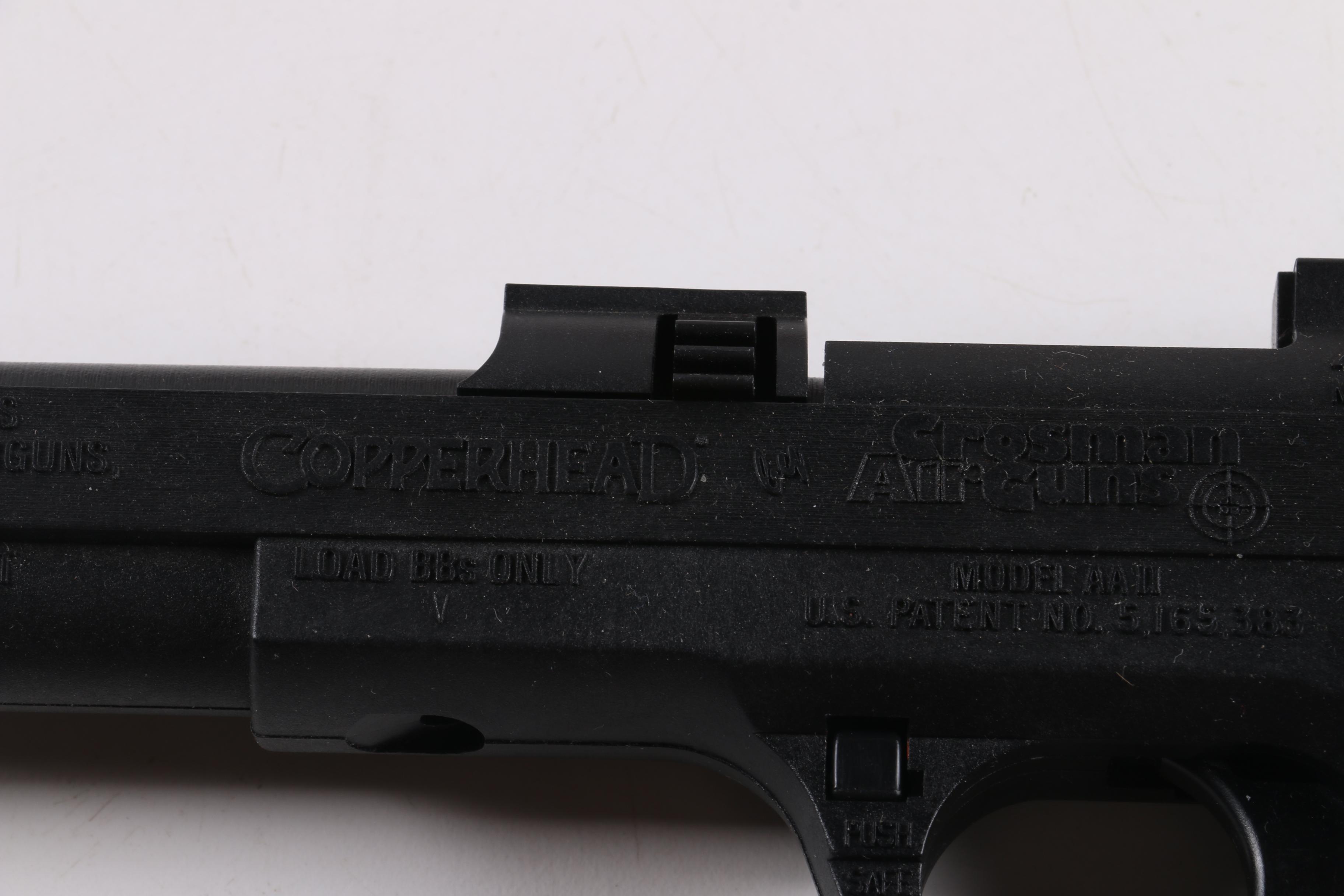 Copperhead Auto Air II BB Pistol, Daisy Air Rifle and Accessories