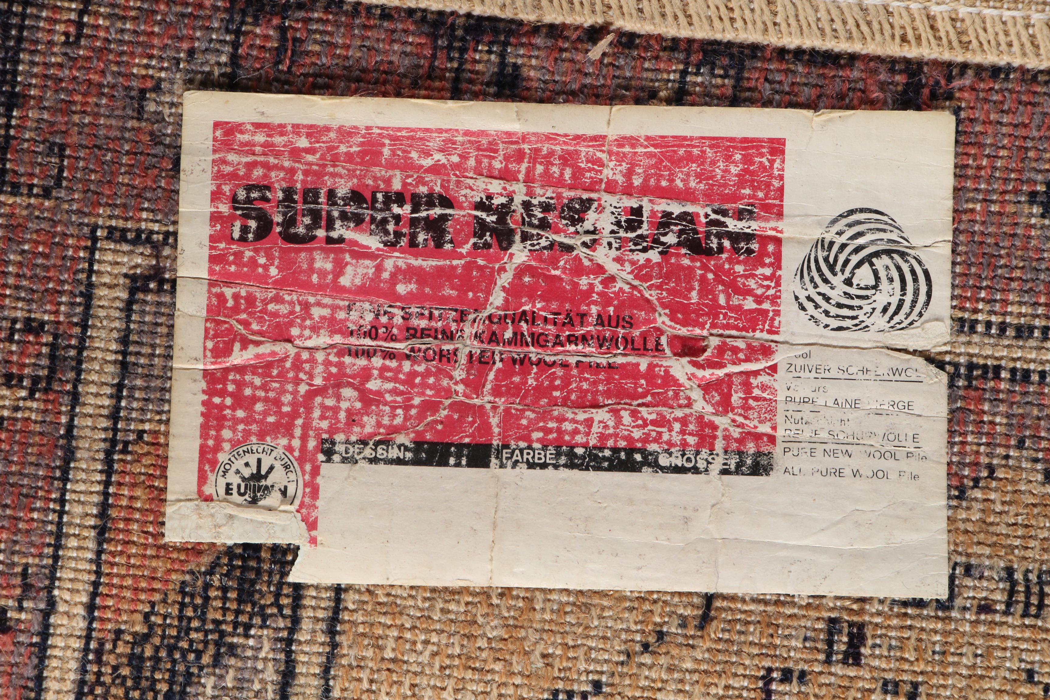 Power-Loomed Caucasian Style Carved Wool Area Rug