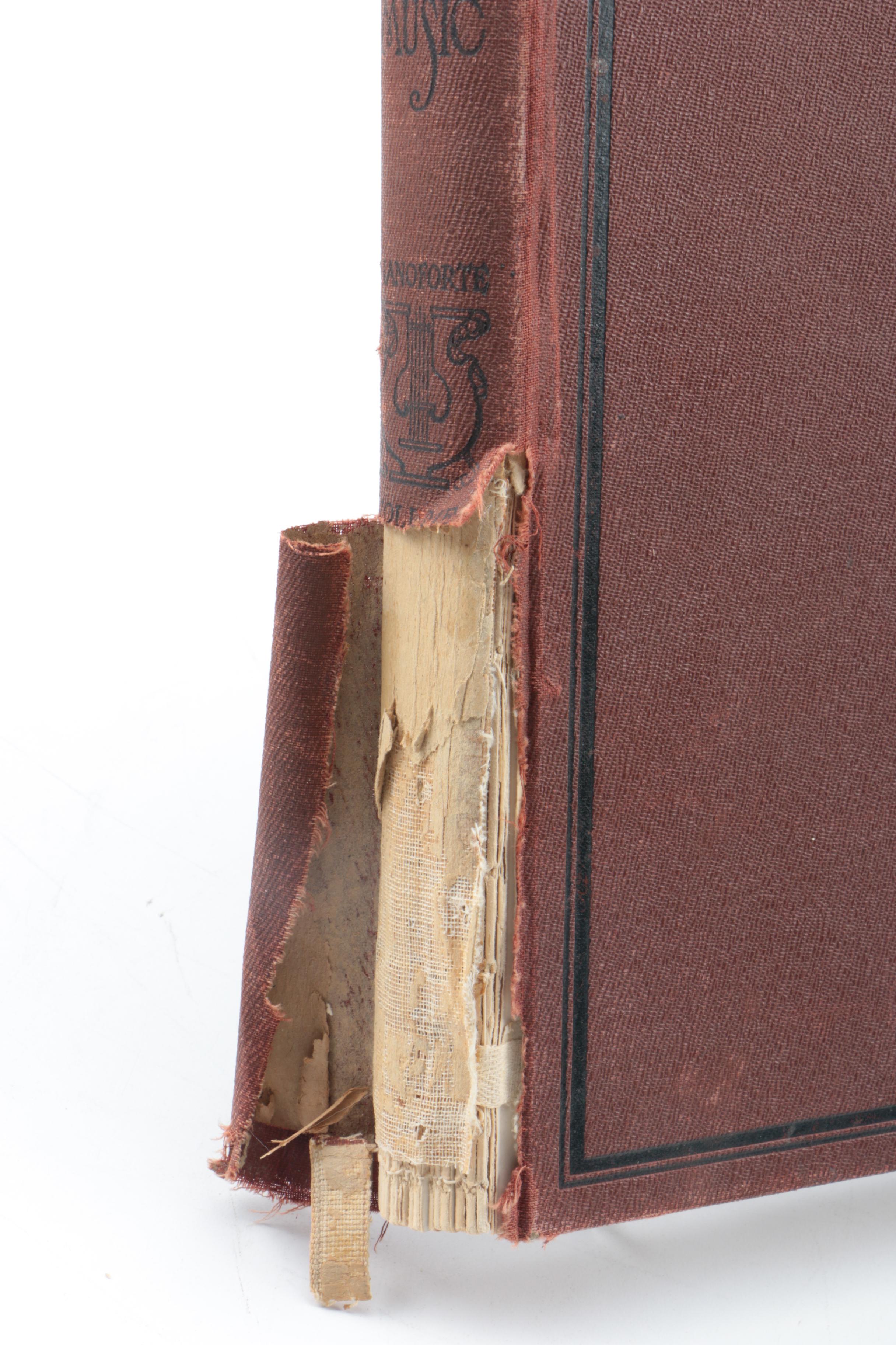 1913 "The Universal Library of Music, Vol. V and VI" Sheet Music Books