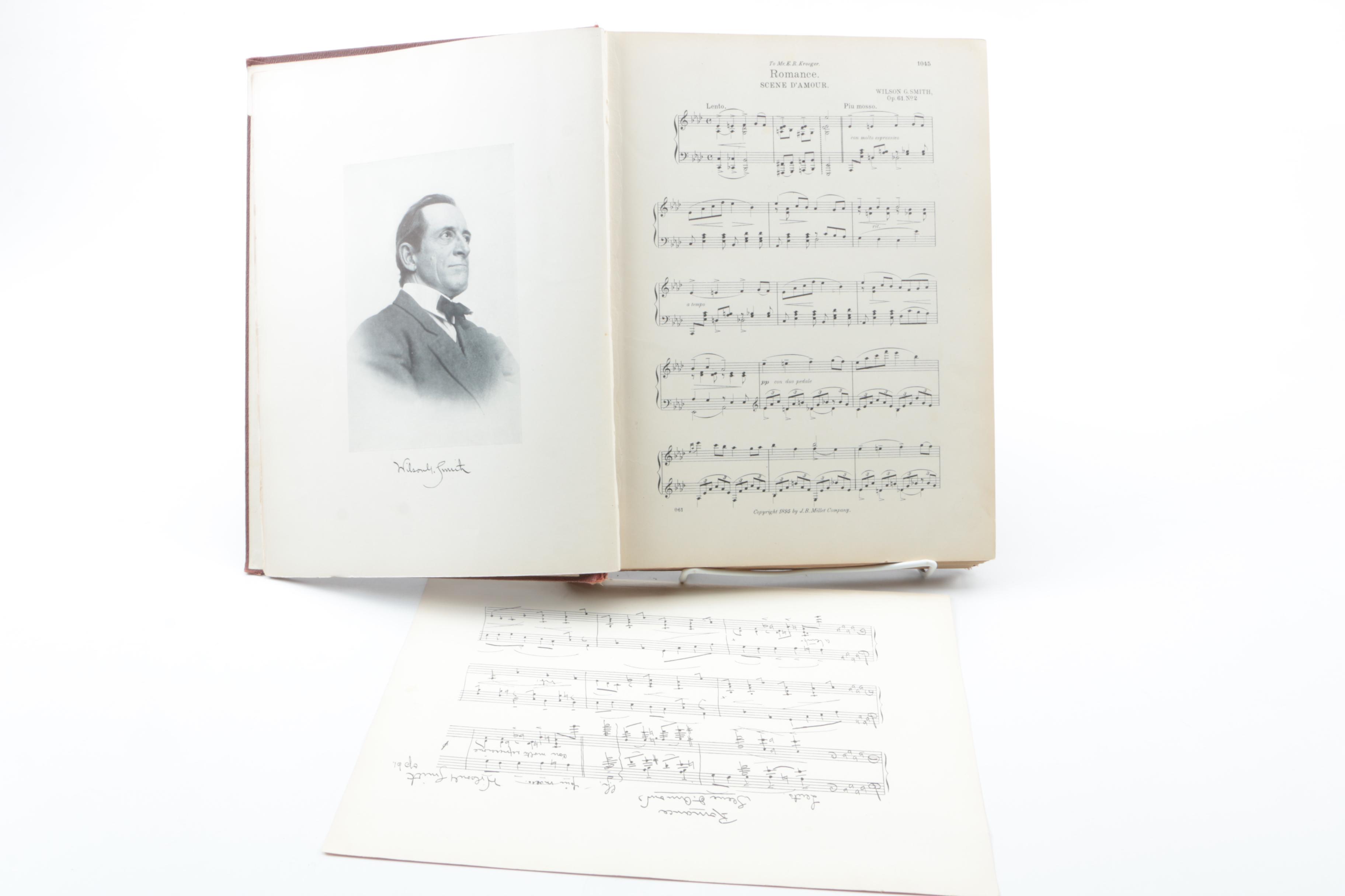 1913 "The Universal Library of Music, Vol. V and VI" Sheet Music Books