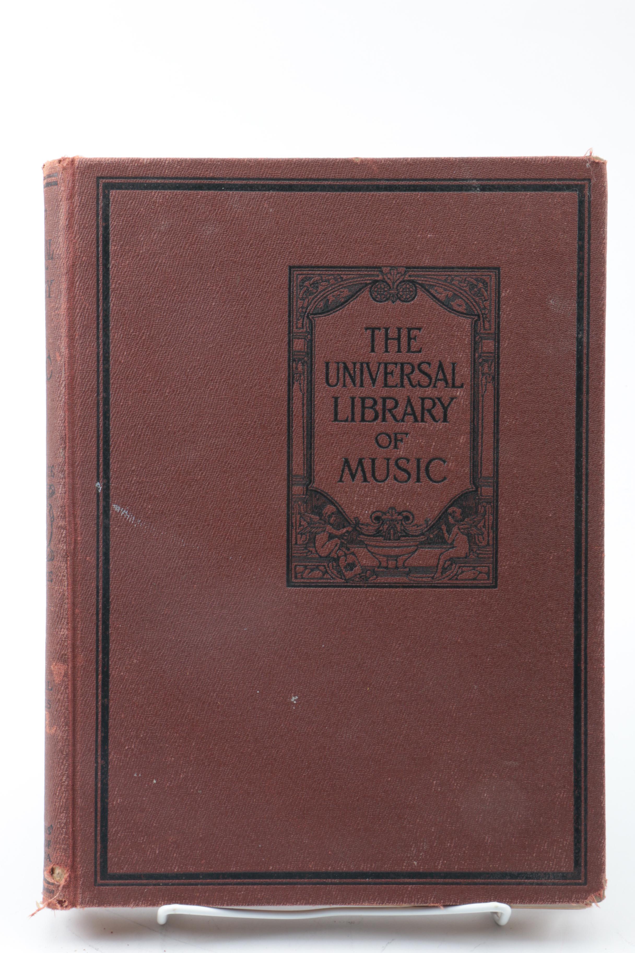 1913 "The Universal Library of Music, Vol. V and VI" Sheet Music Books