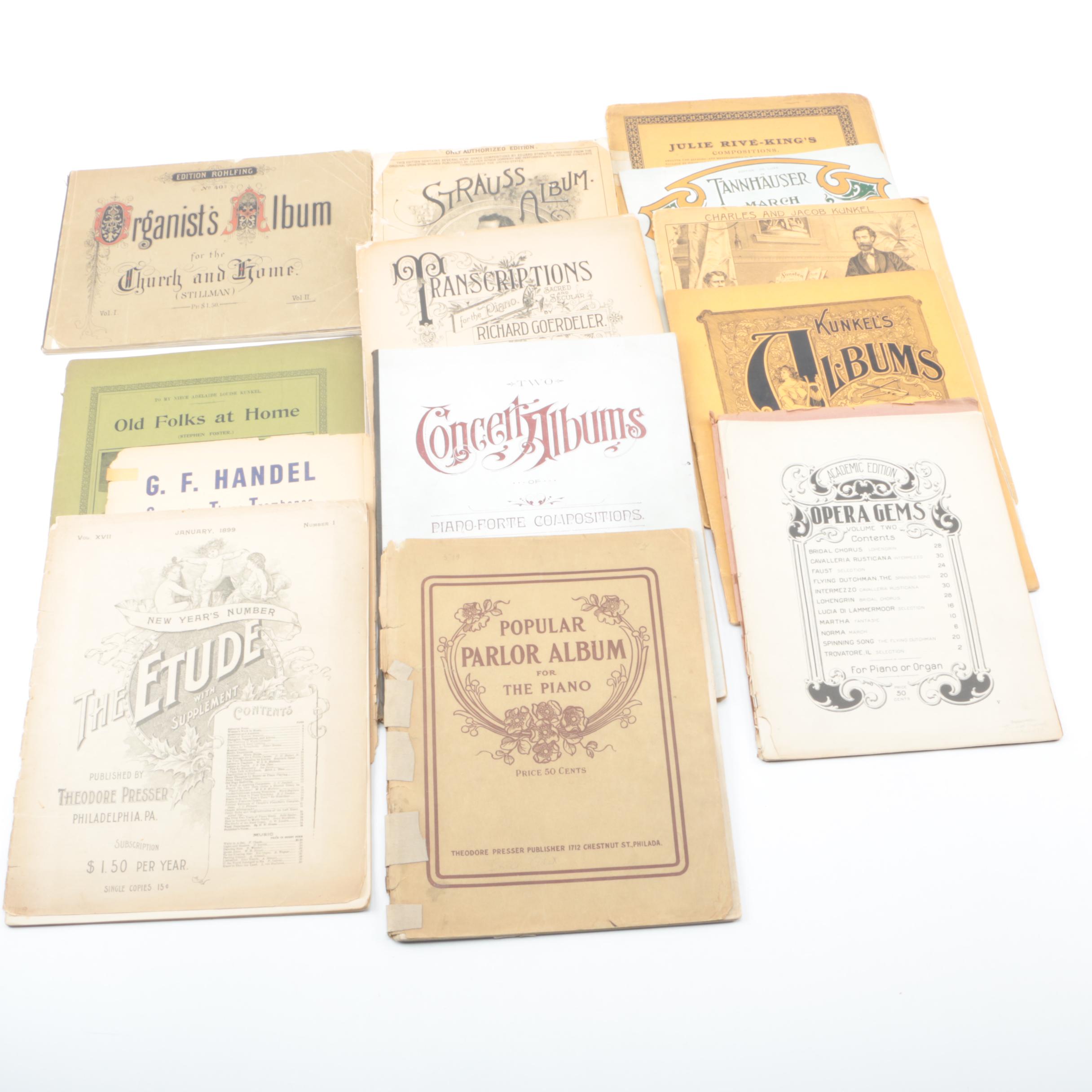 Antique Classical and Opera Sheet Music