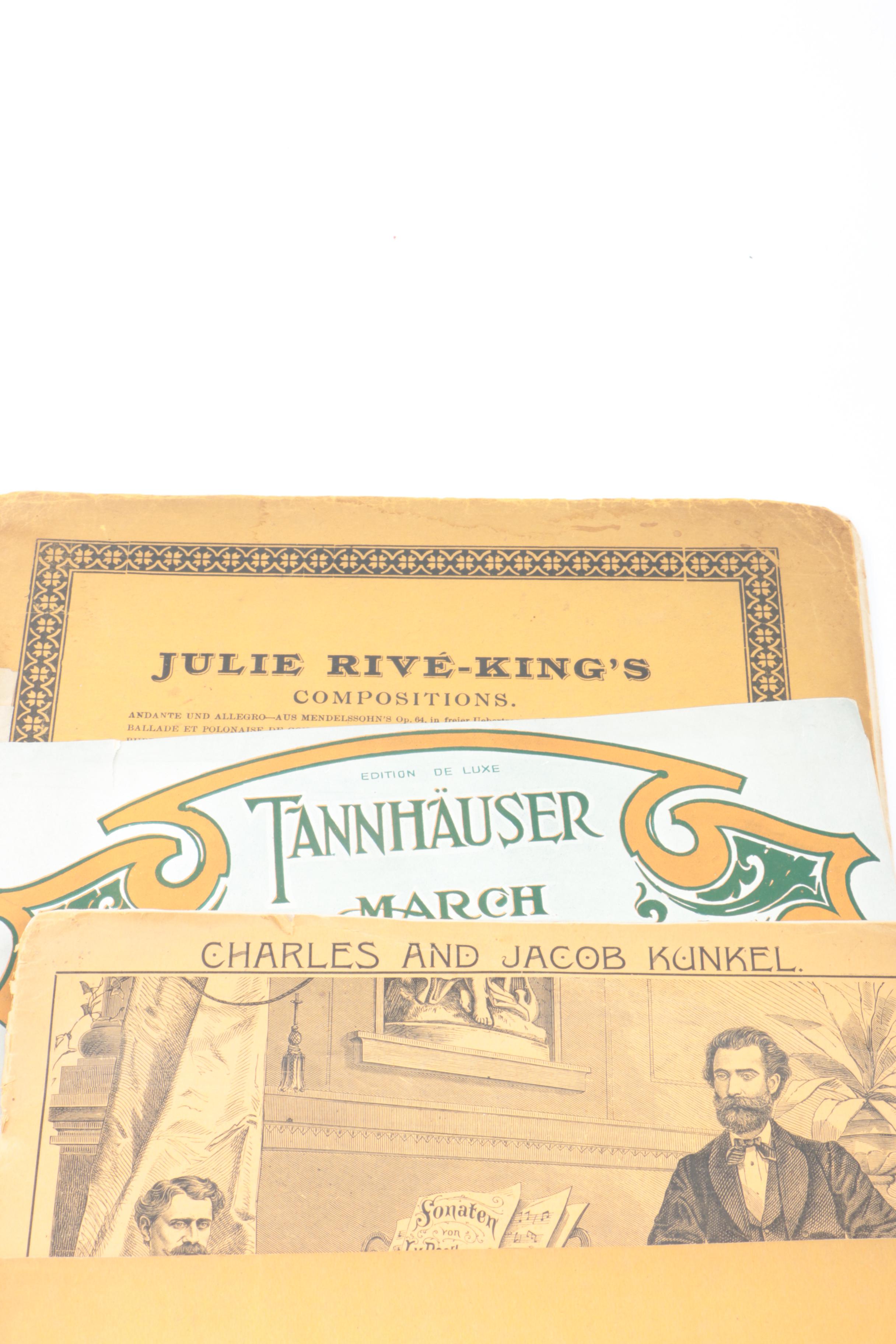 Antique Classical and Opera Sheet Music