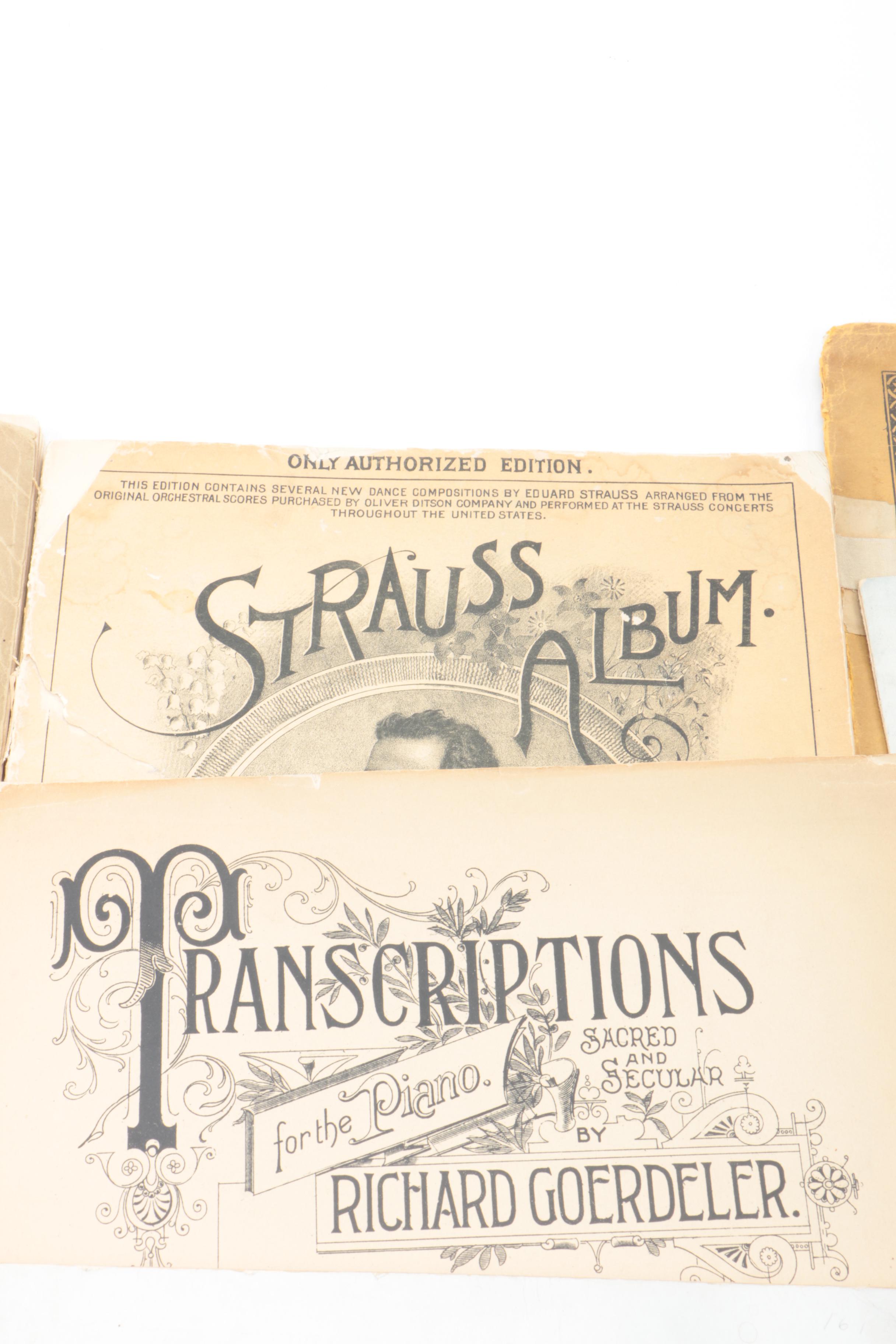 Antique Classical and Opera Sheet Music