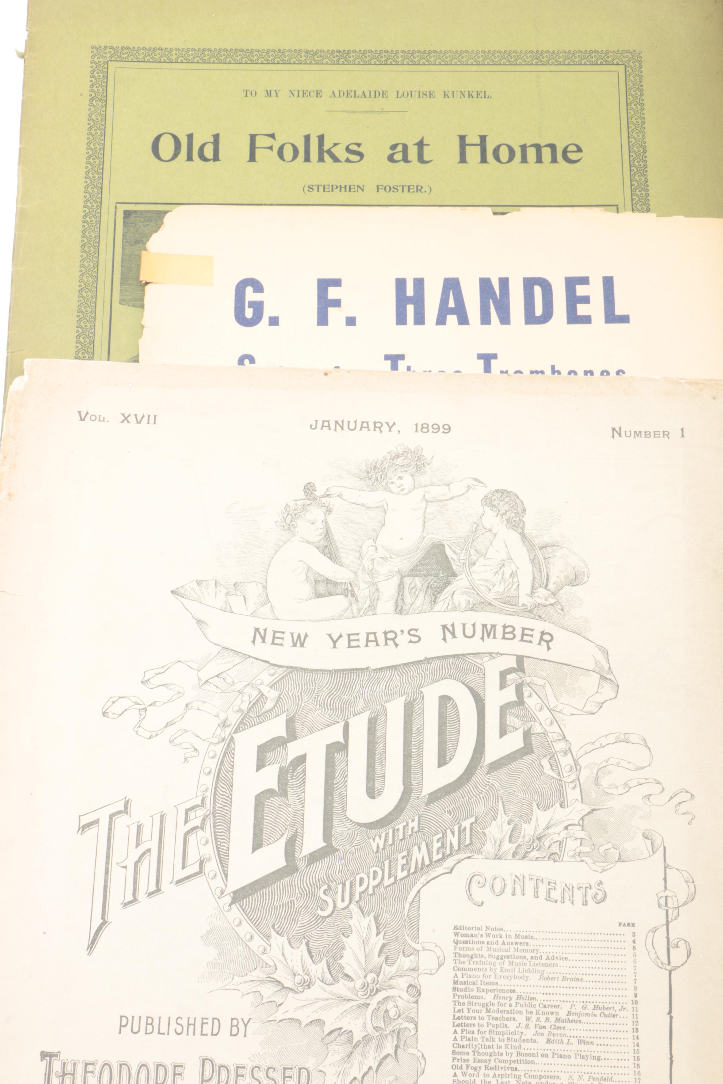 Antique Classical and Opera Sheet Music