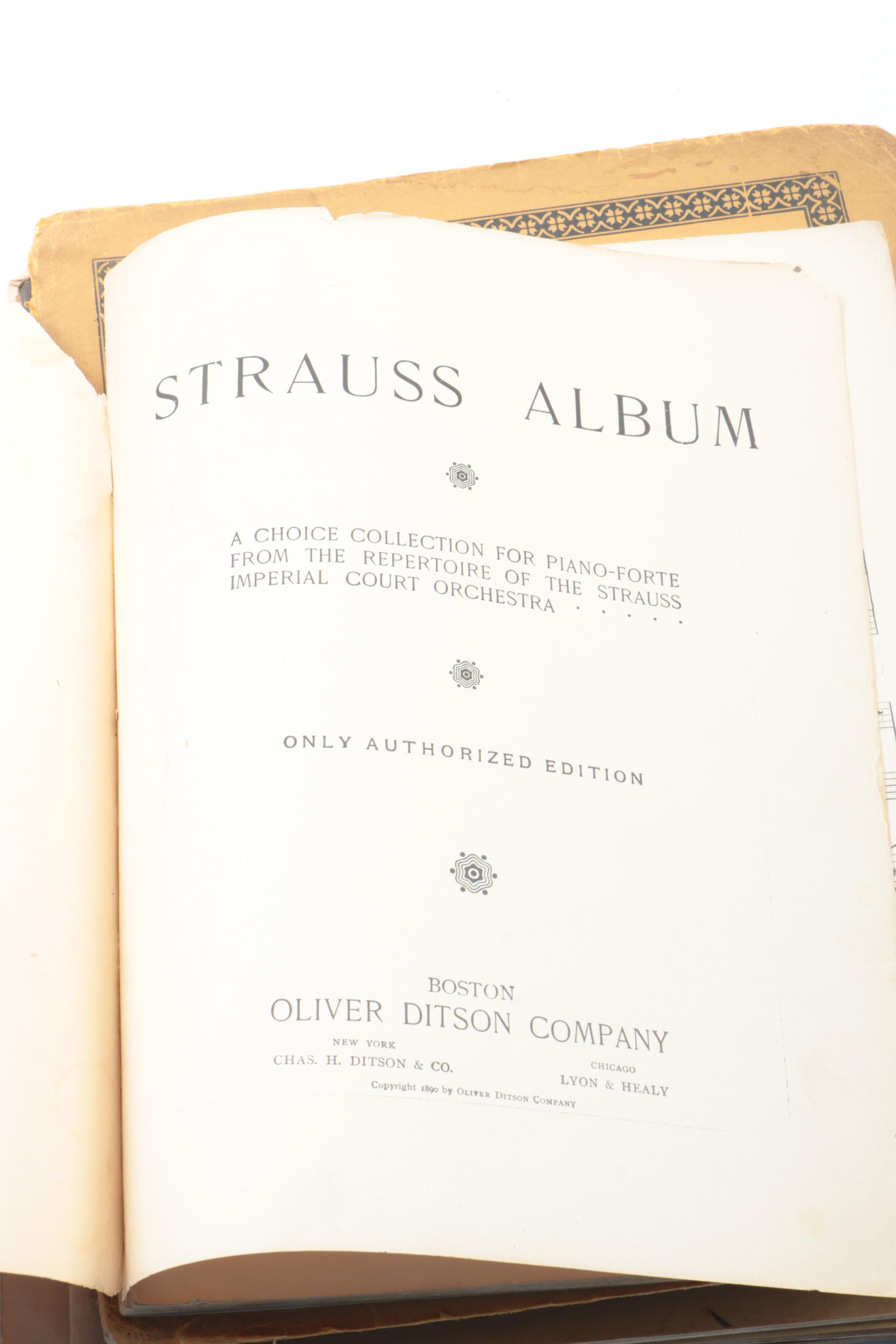 Antique Classical and Opera Sheet Music