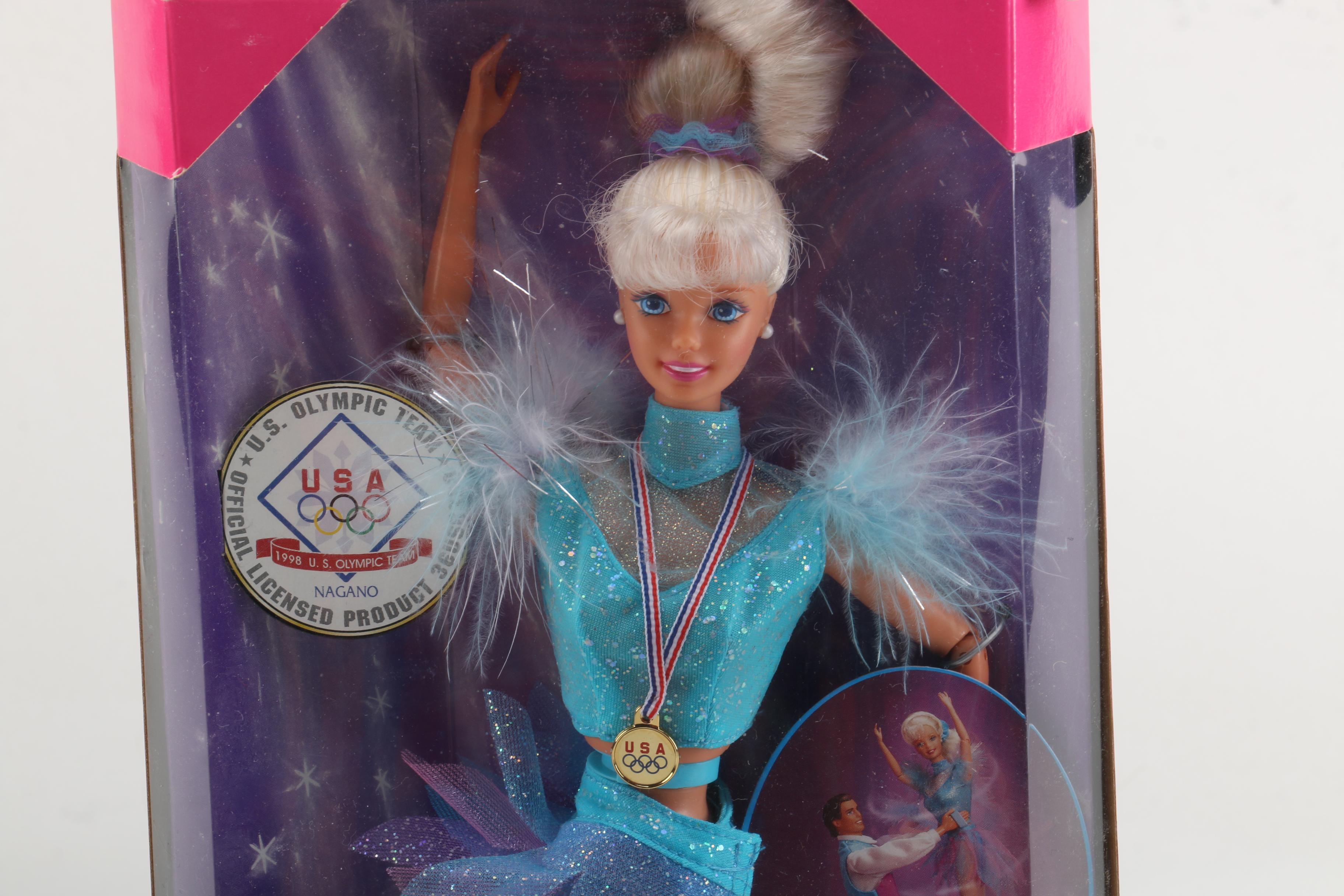 1998 Mattel Officially Licensed "USA Olympic Skater" Barbie Doll