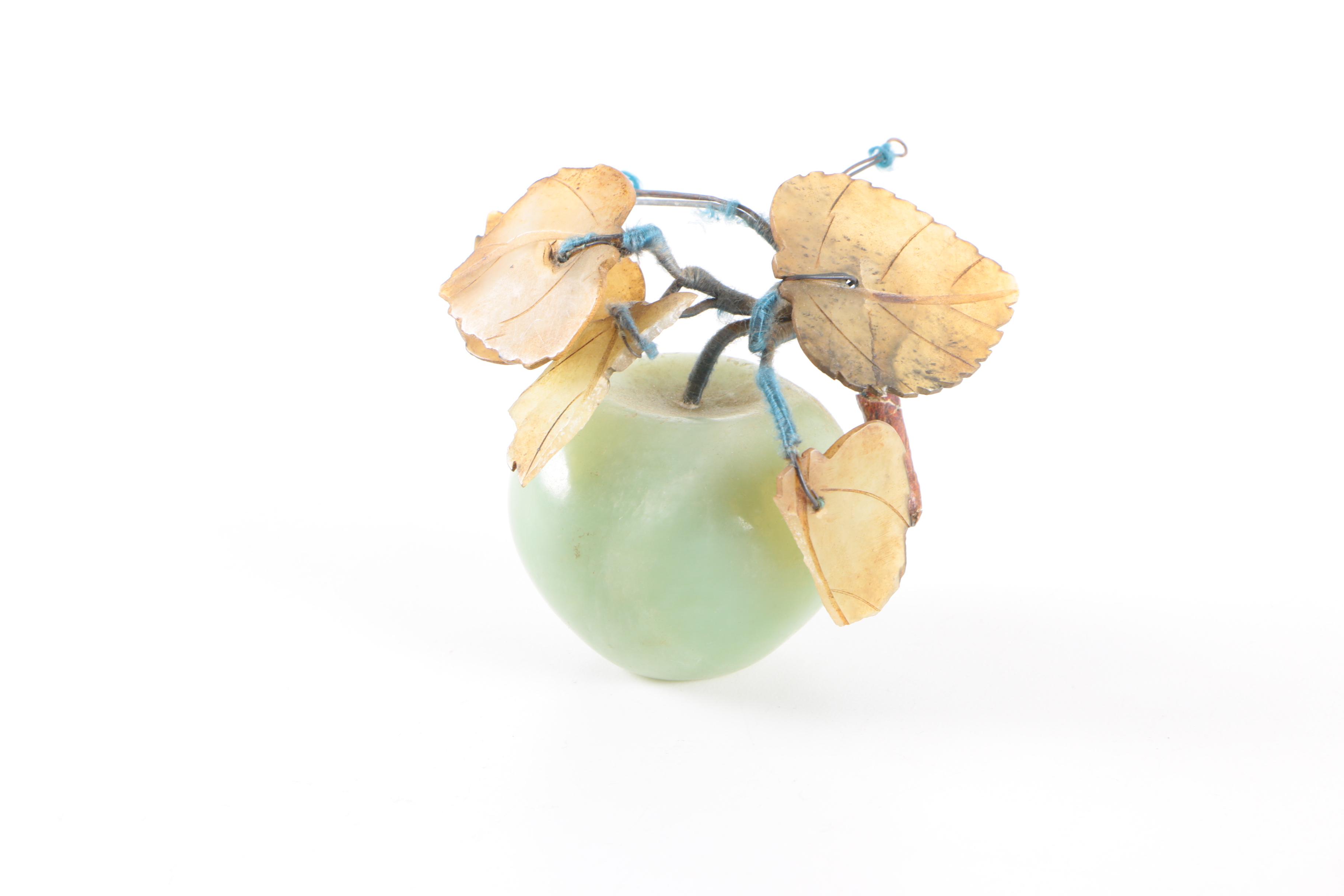 Rose Quartz and Serpentine Fruit