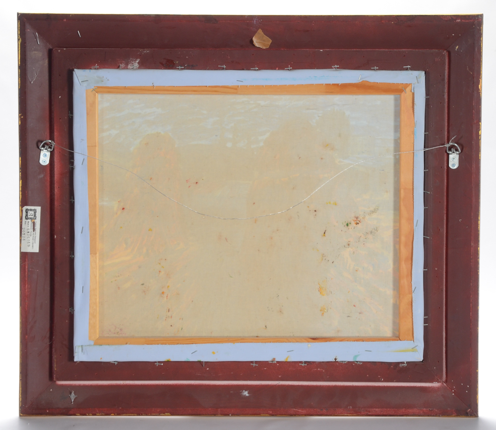 Oil on Canvas Copy Painting after Vincent Van Gogh "Haystacks in Provence"